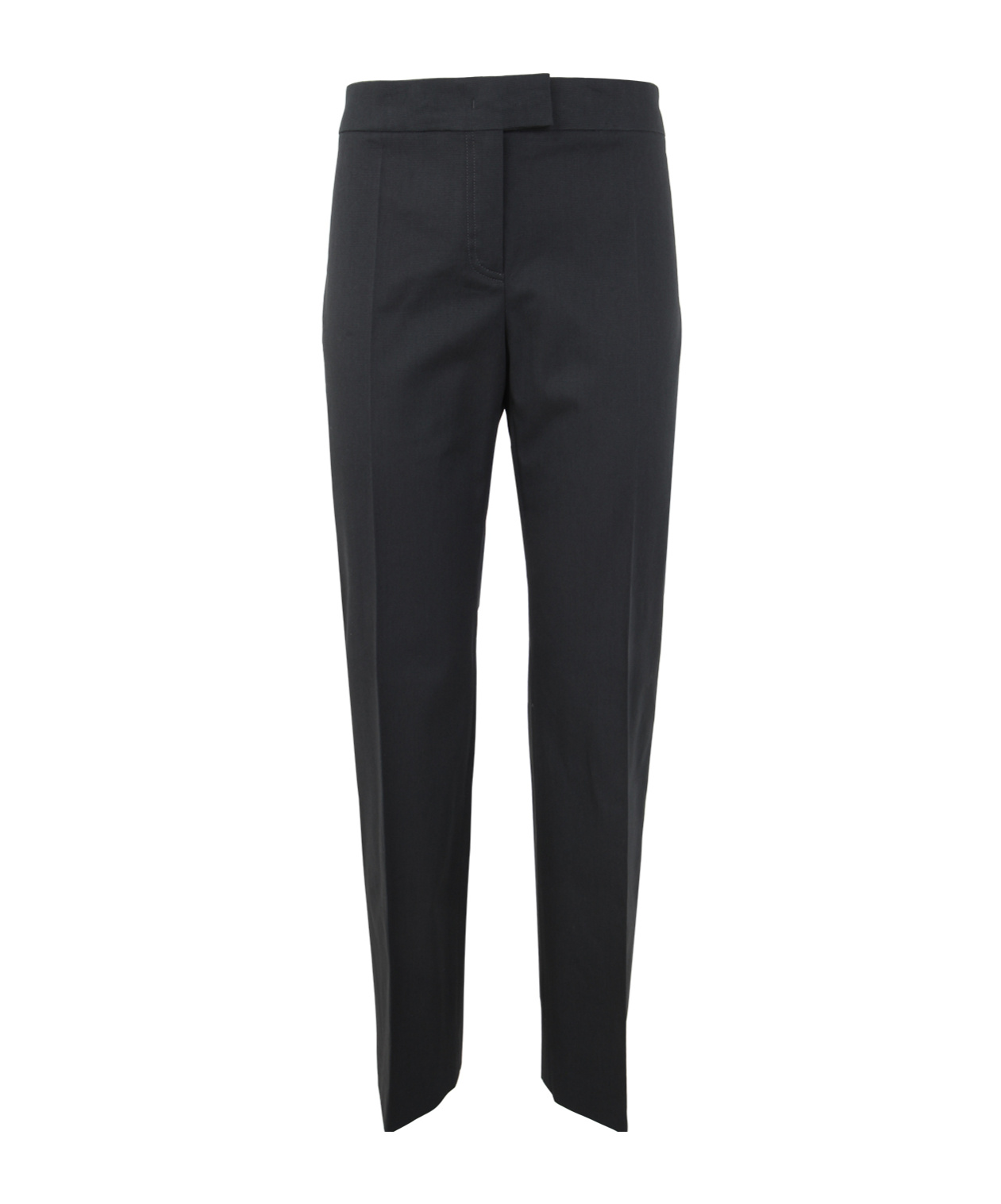 Shop Philosophy Di Lorenzo Serafini High-waisted Straight-leg Trousers In Black