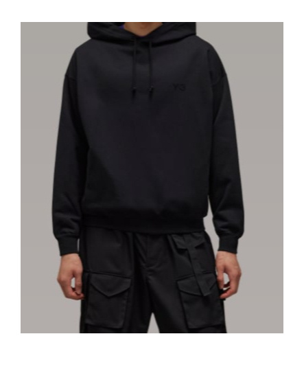 Y-3 Graphic Hoodie In Black