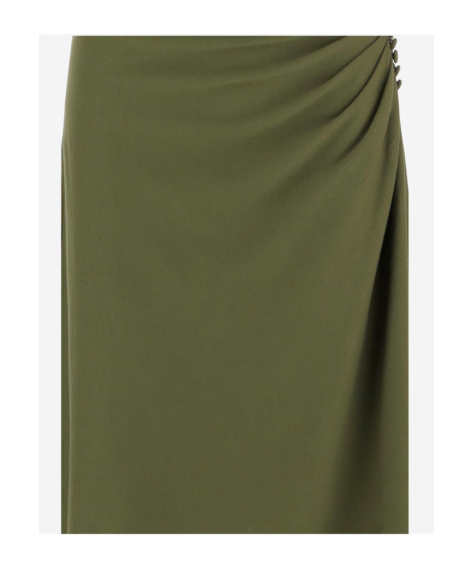 Dries Van Noten Pleated Skirt In Green