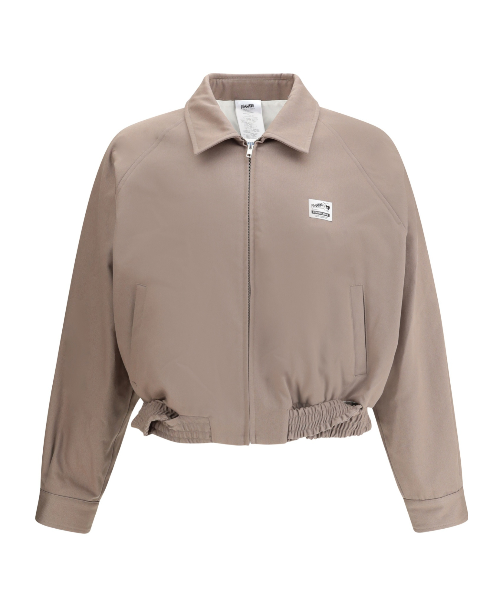 Magliano Front Zip Lounge Jacket In Brown
