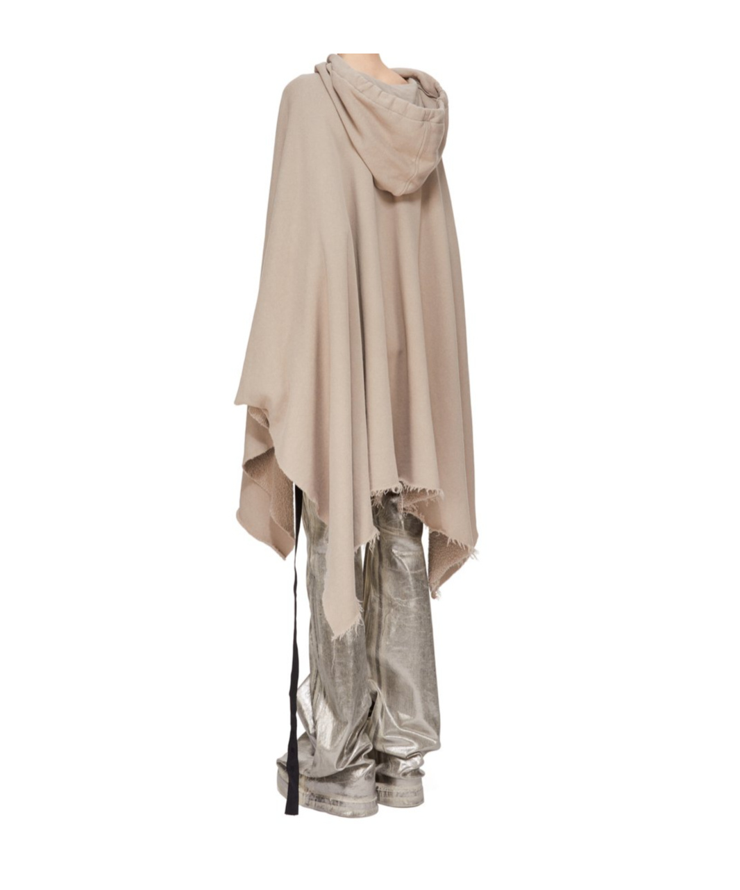 Rick Owens Drkshdw Hooded Cloak In Brown