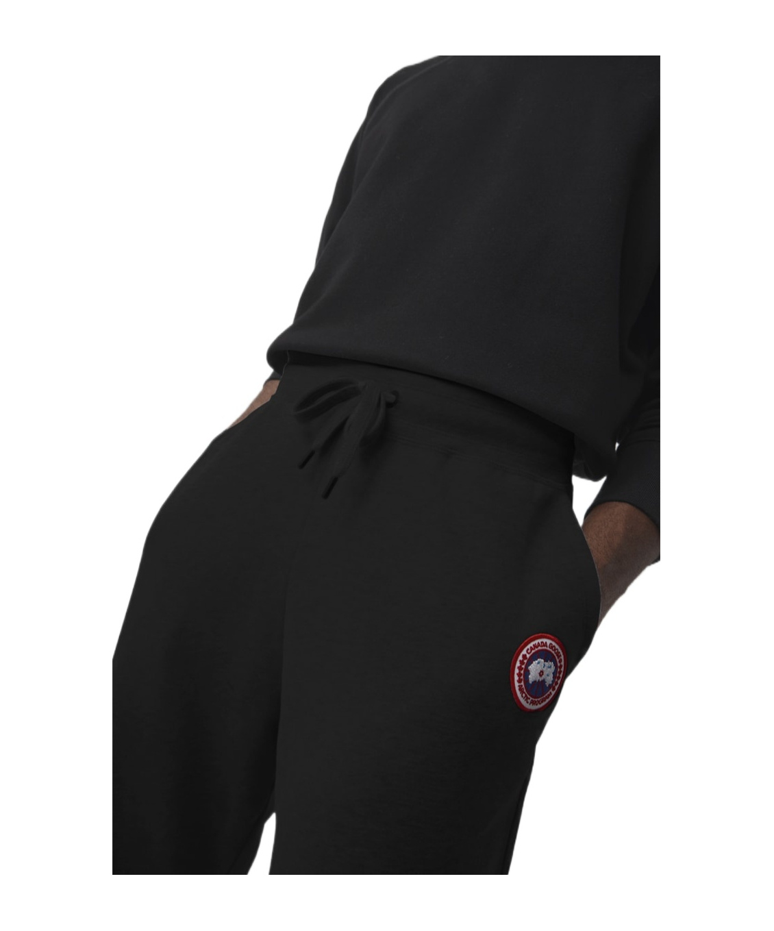 Canada Goose Joggers Elastic Waistband Side Pockets In Black