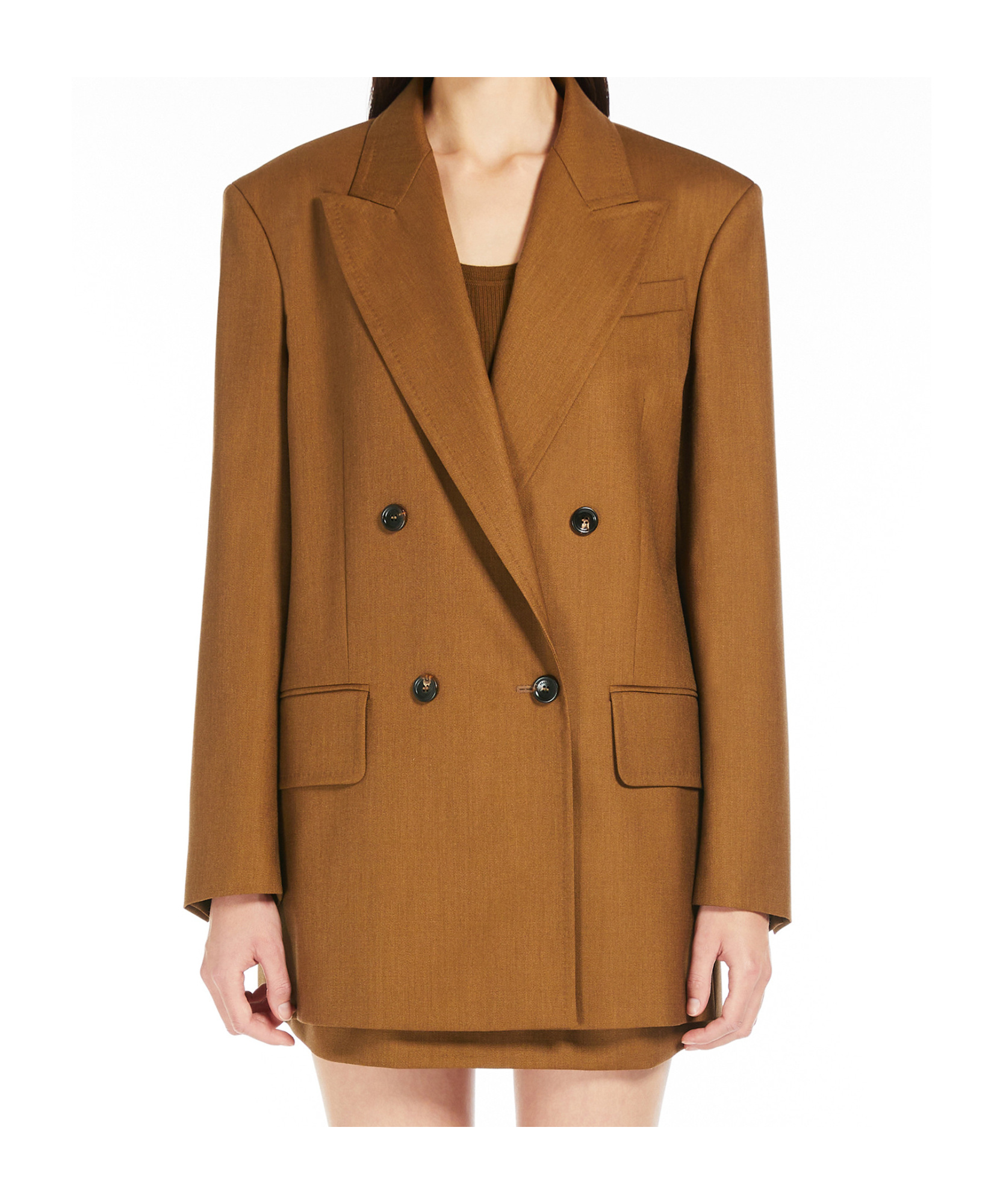 Max Mara Olympia Jackets Brown In Brown