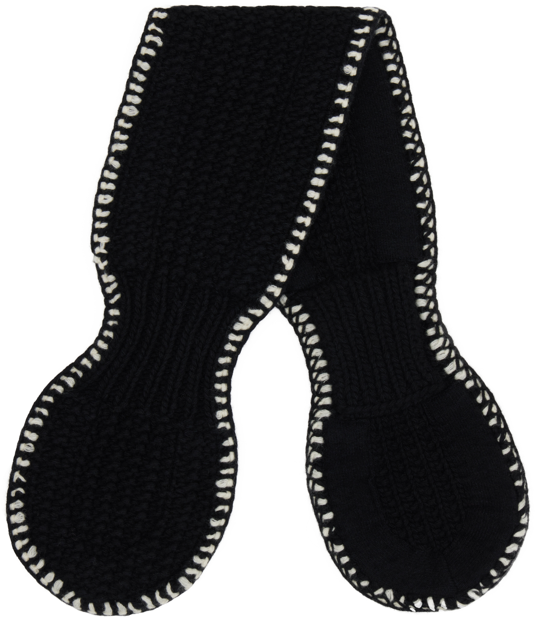 Ymc You Must Create Slot Scarf In Black