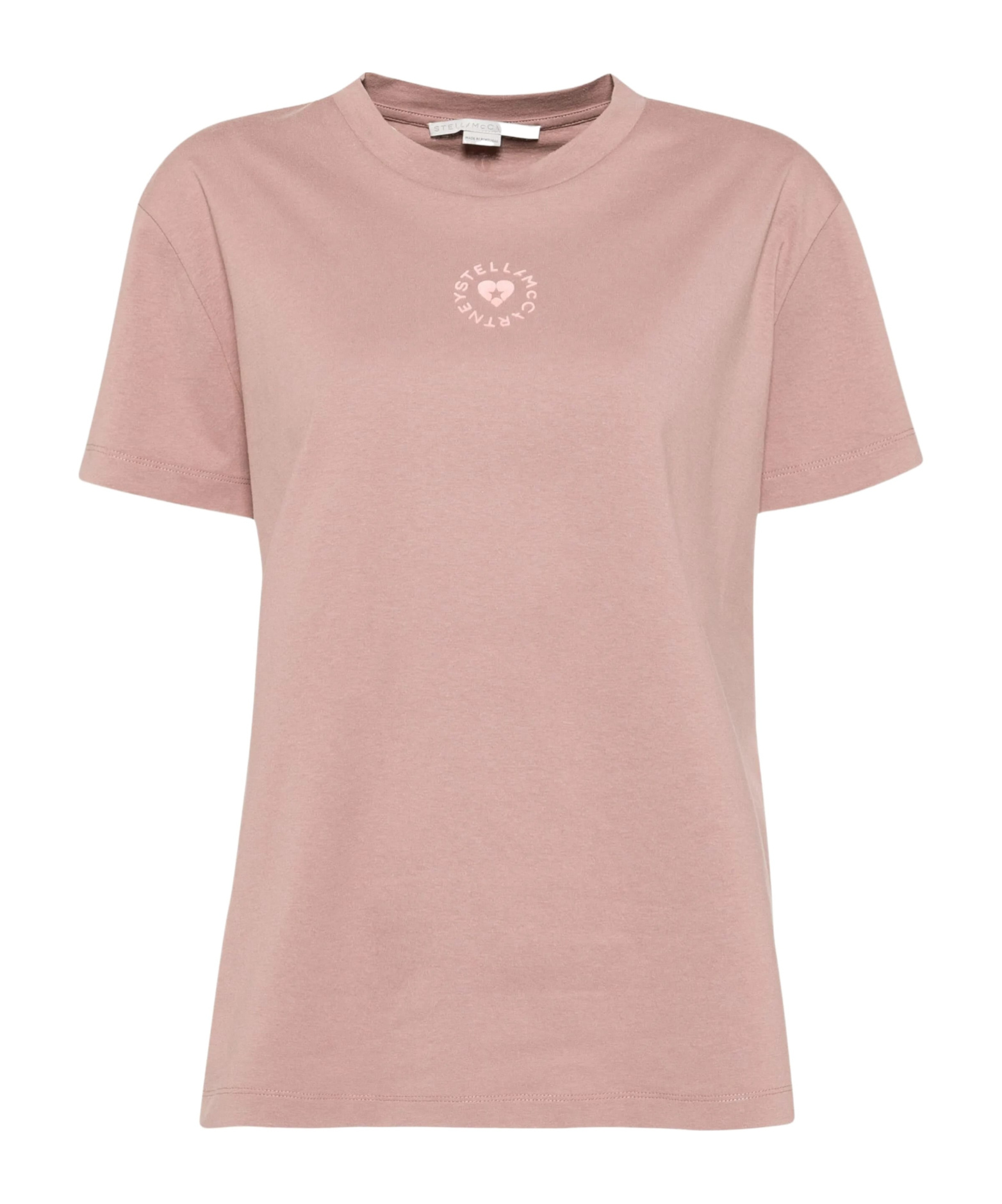 Stella Mccartney Iconic Mini Heart T-shirt In Pink