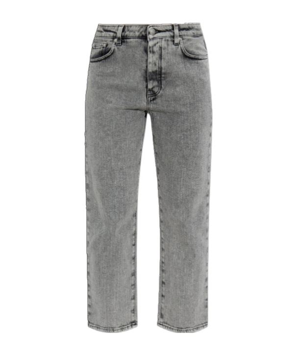 Fabiana Filippi Belt-loop Jeans In Gray