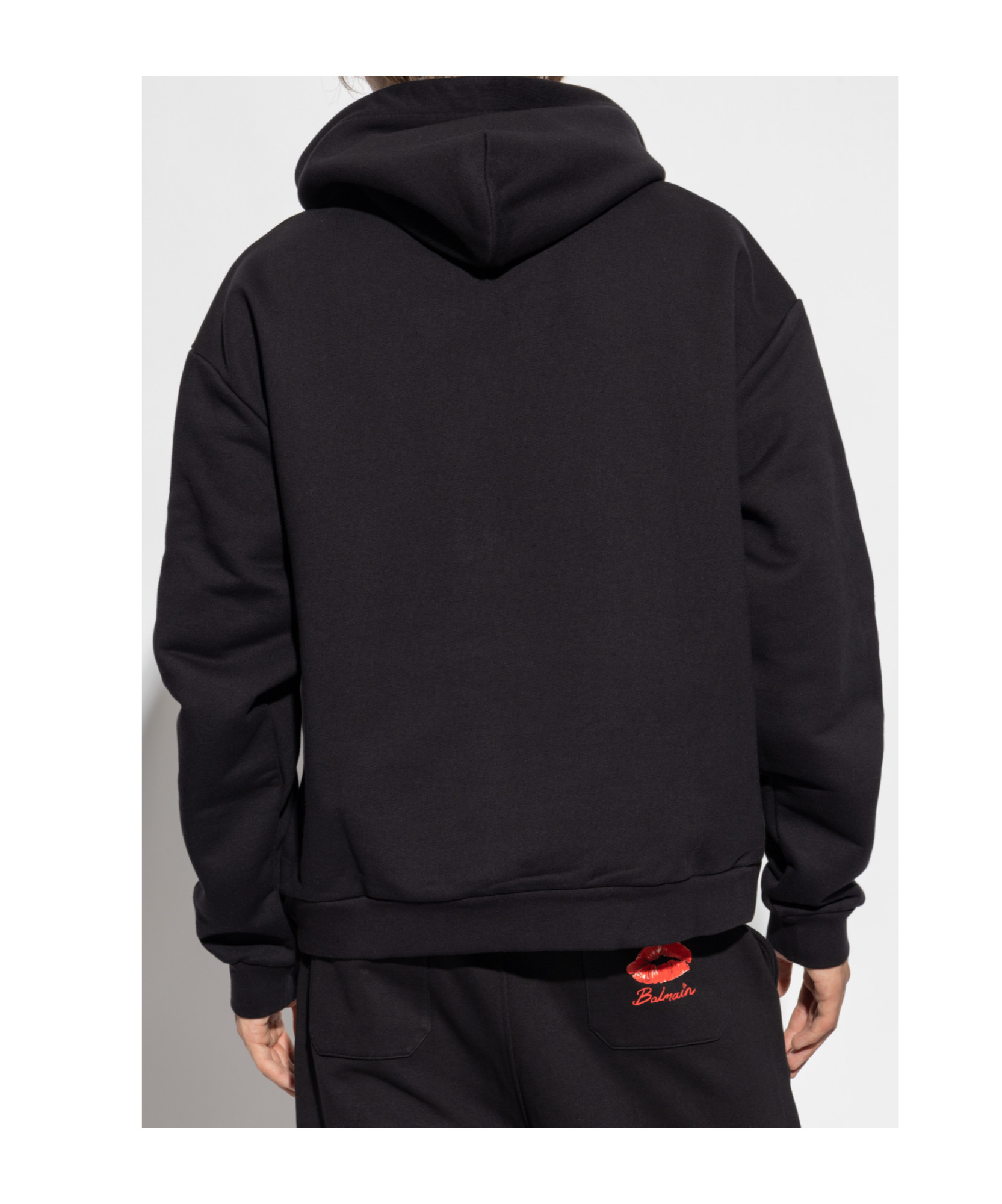 Shop Giuseppe Zanotti Logo-embroidered Drawstring Hoodie In Black