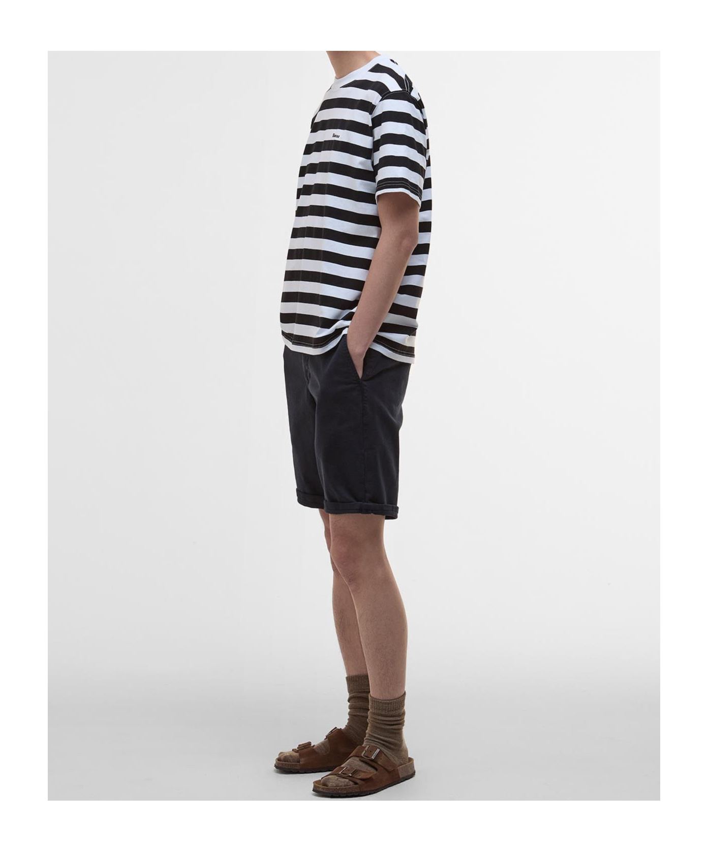 Shop Barbour Saltford Striped T-shirt