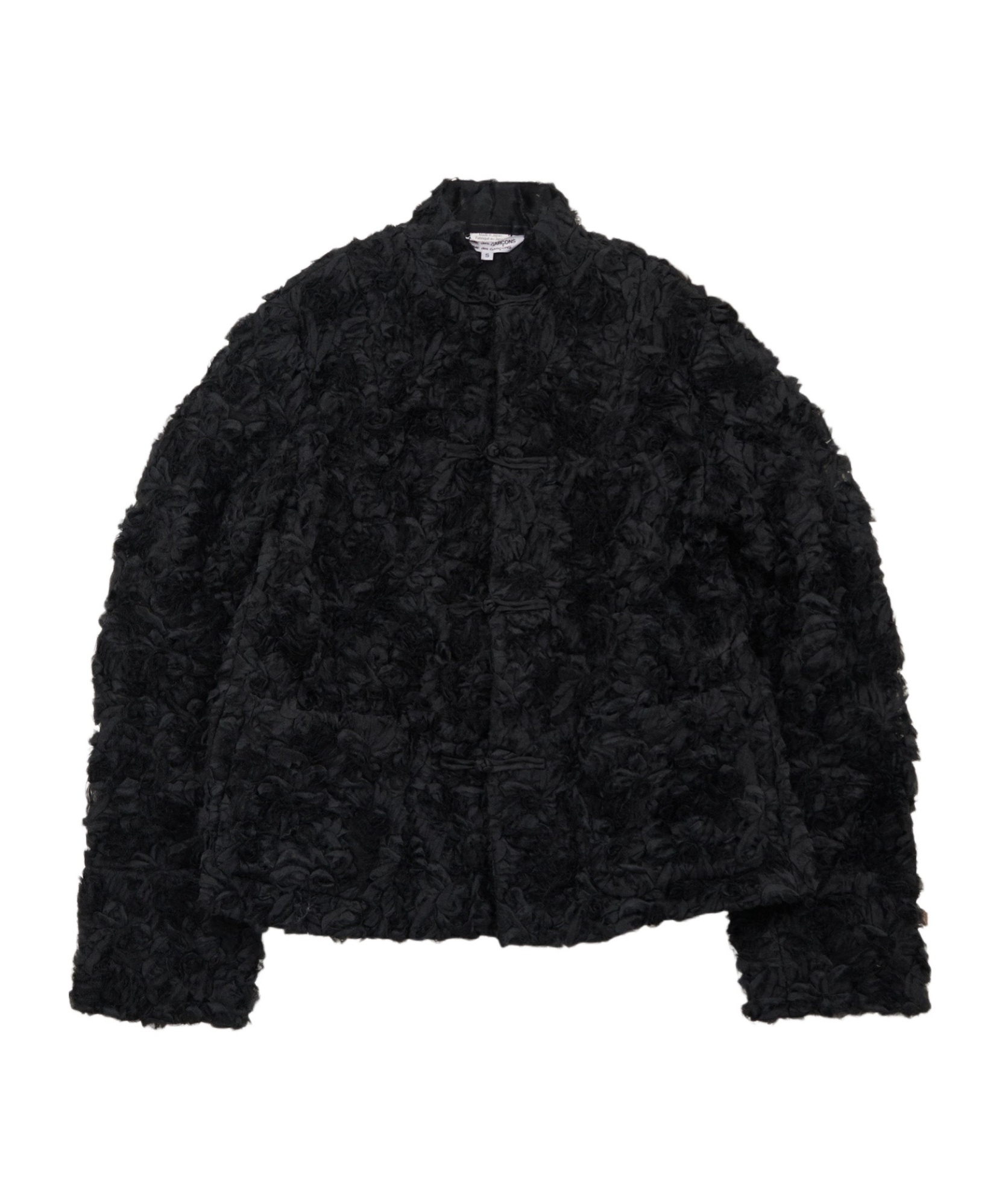Comme Des Garçons Long-sleeved Casual Jacket In Black