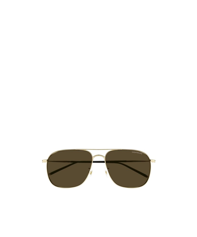 Montblanc Eyewear Pilot Frame Sunglasses In Green