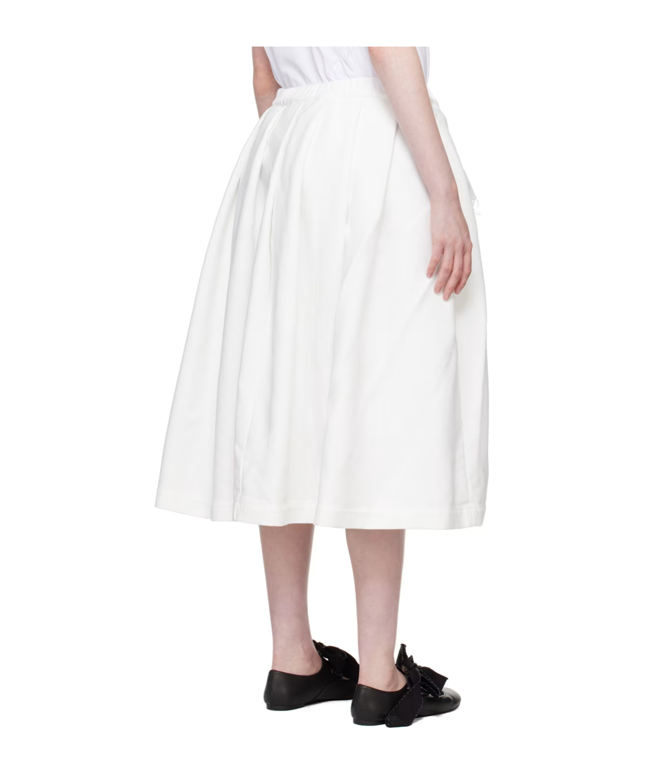 COMME DES GARÇONS ELASTIC WAIST HOLLOW SKIRT