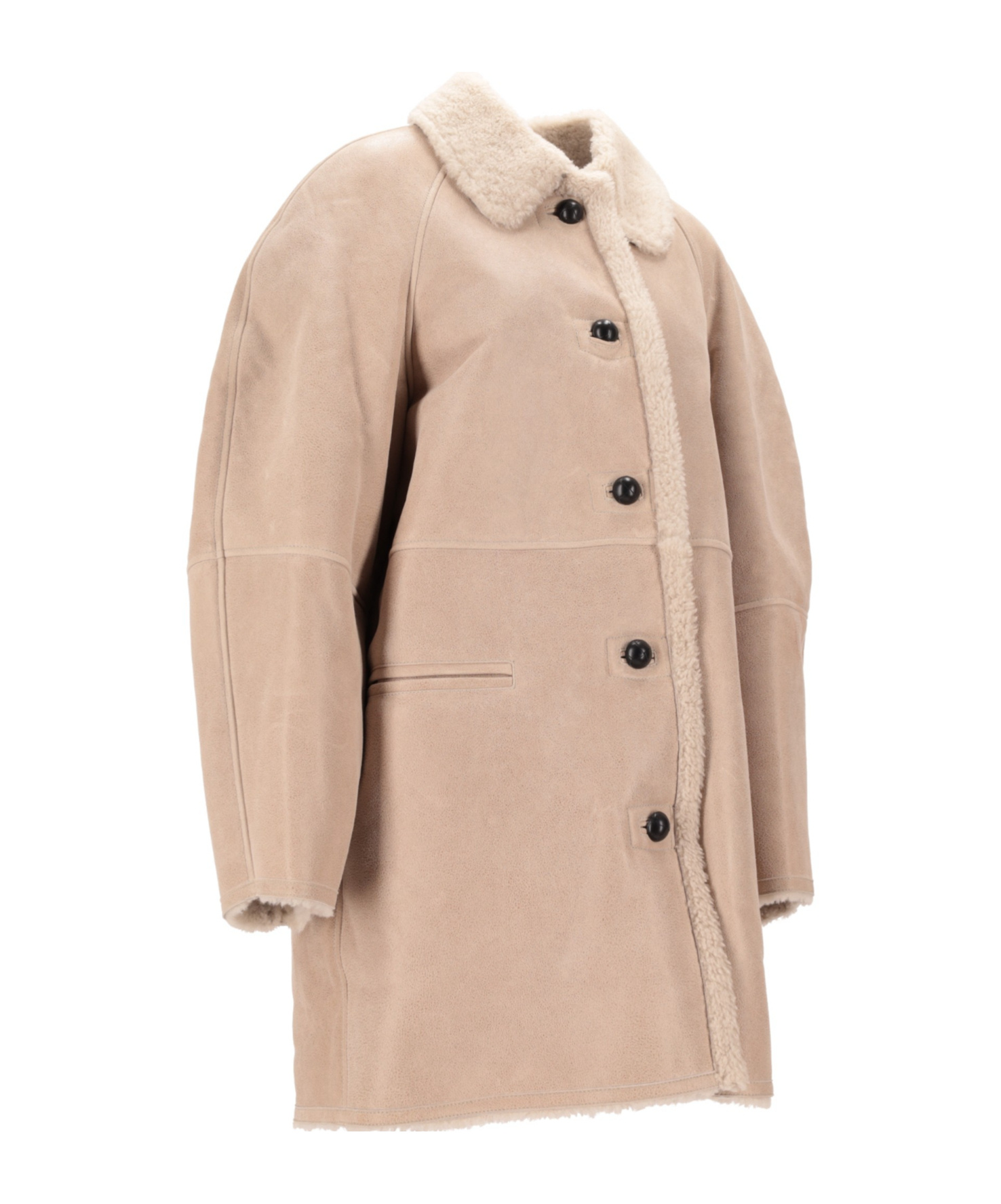 Isabel Marant Berthie Single Breasted Coat In Brown