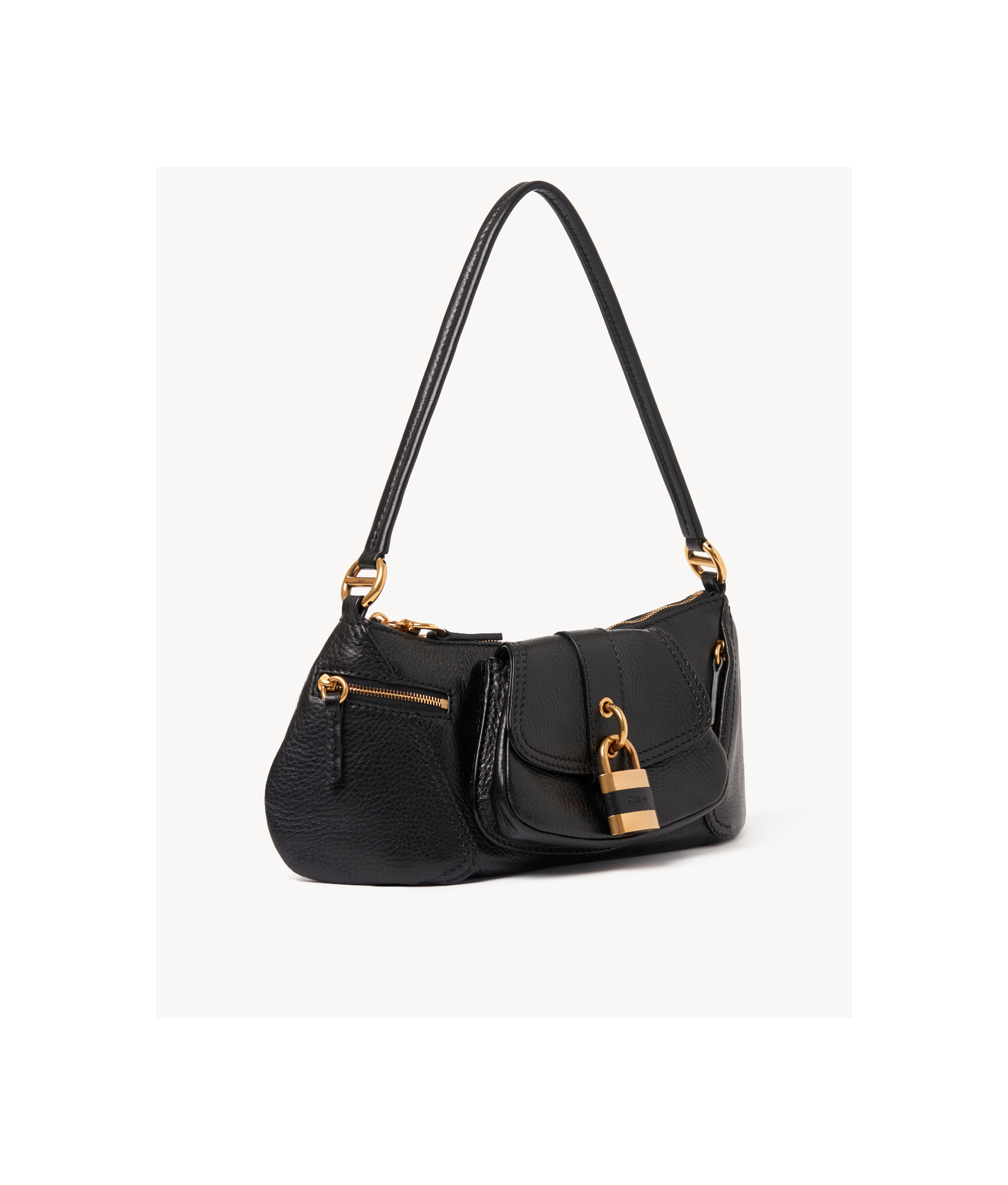 Shop Chloé The 99 Shoulder Bag In Black