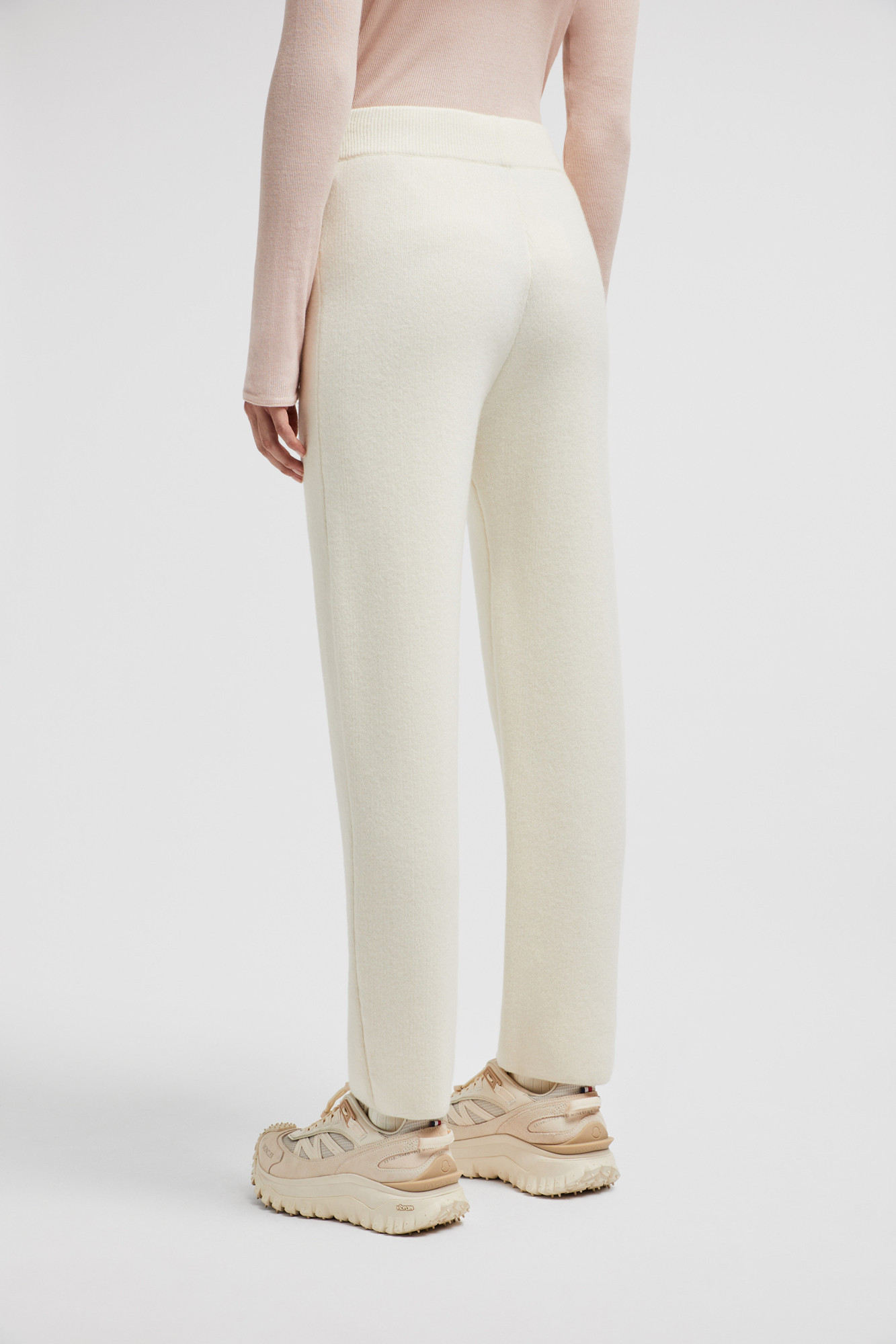 MONCLER WOOL CASHMERE JOGGING TROUSERS