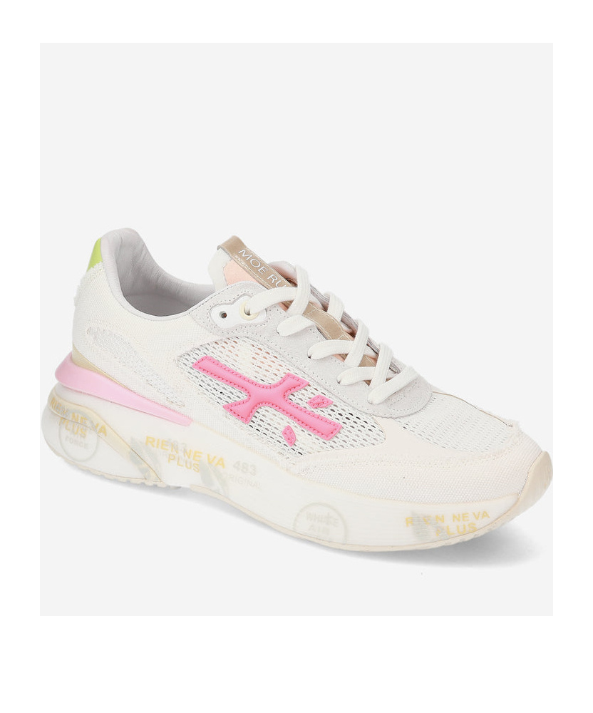 Premiata Round-headed Professional Sports Shoes In Pink