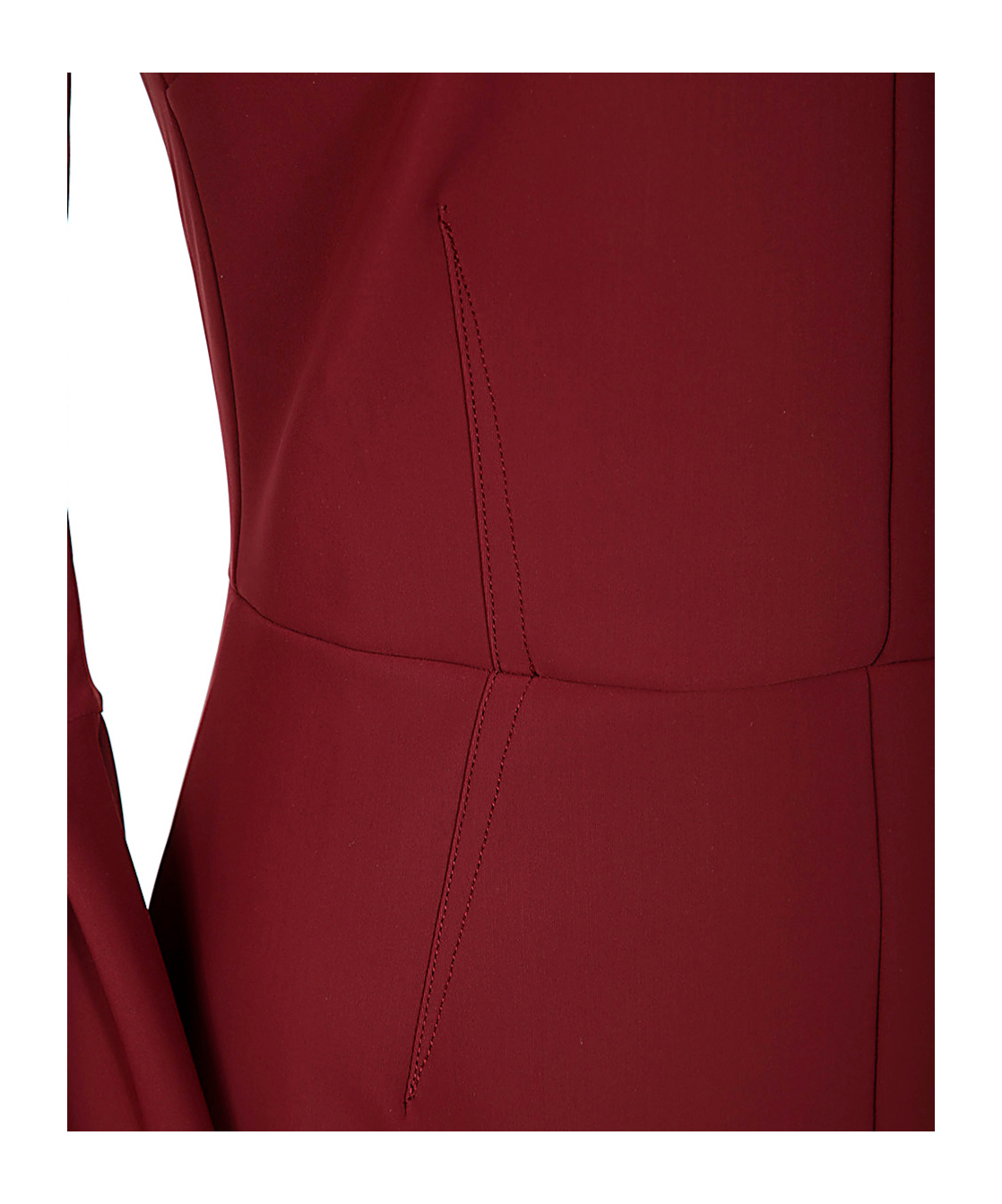 Chiara Boni La Petite Robe Long-sleeved Dress In Red