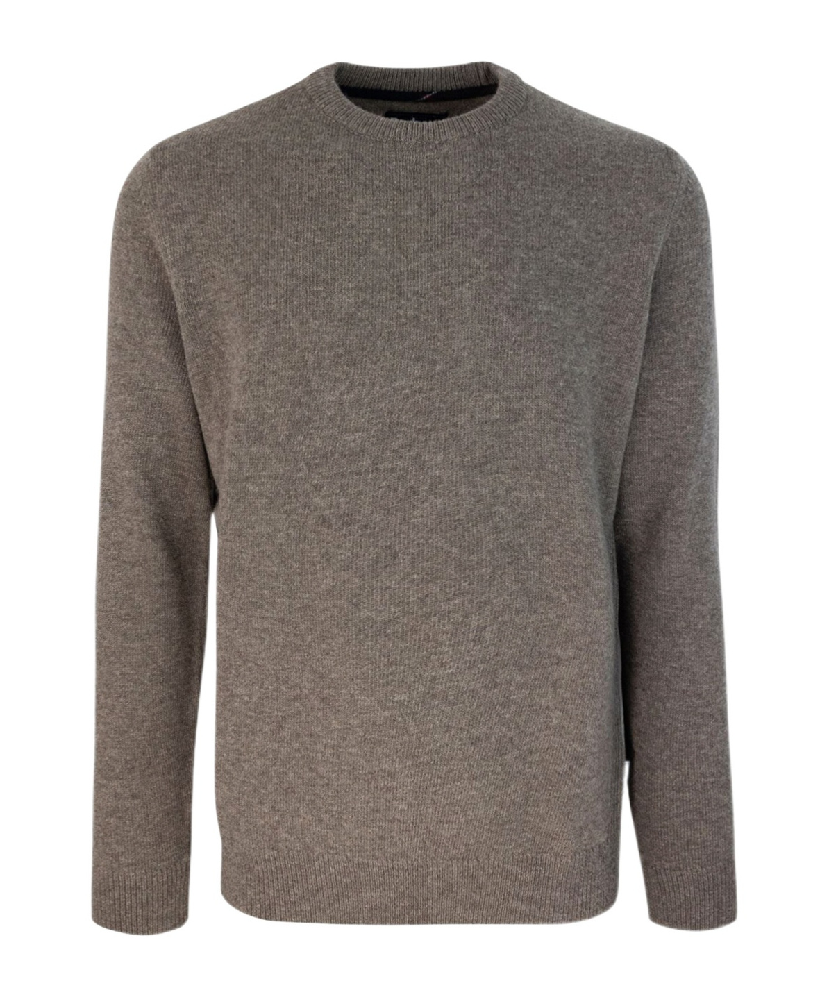 Barbour Crewneck Knitted Jumper In Black