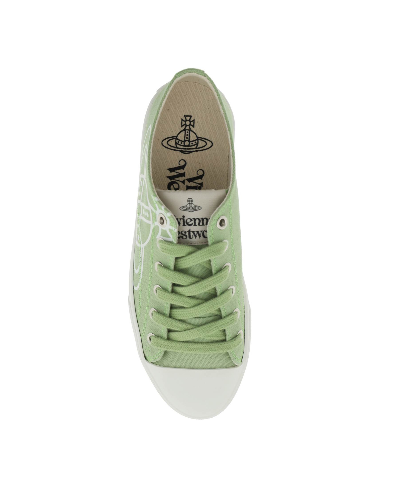 Vivienne Westwood Low Help Recreational Shoe In Green