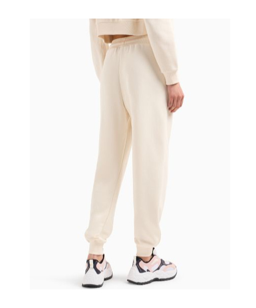 Armani Exchange A-line French Terry Jogger Trousers In White