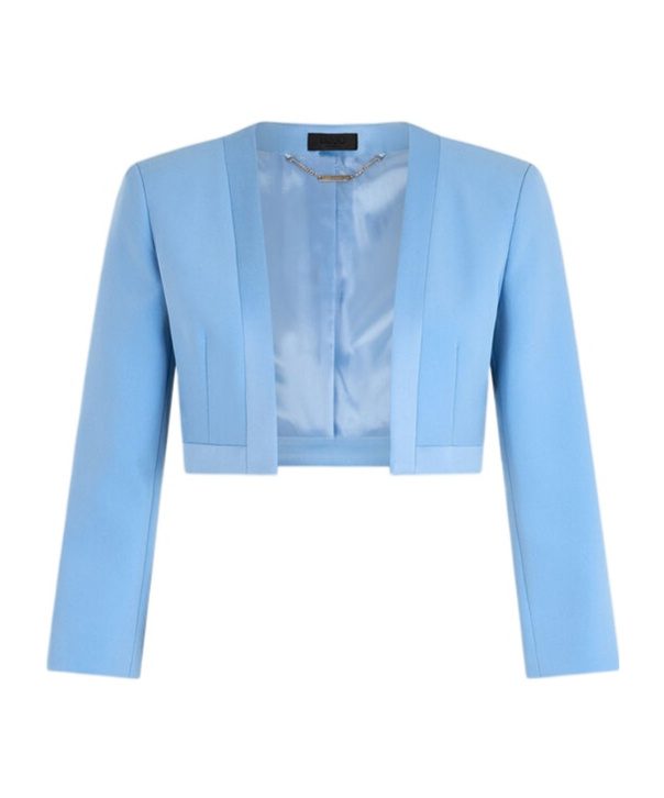 Liu •jo Cropped Envers Satin Jacket
