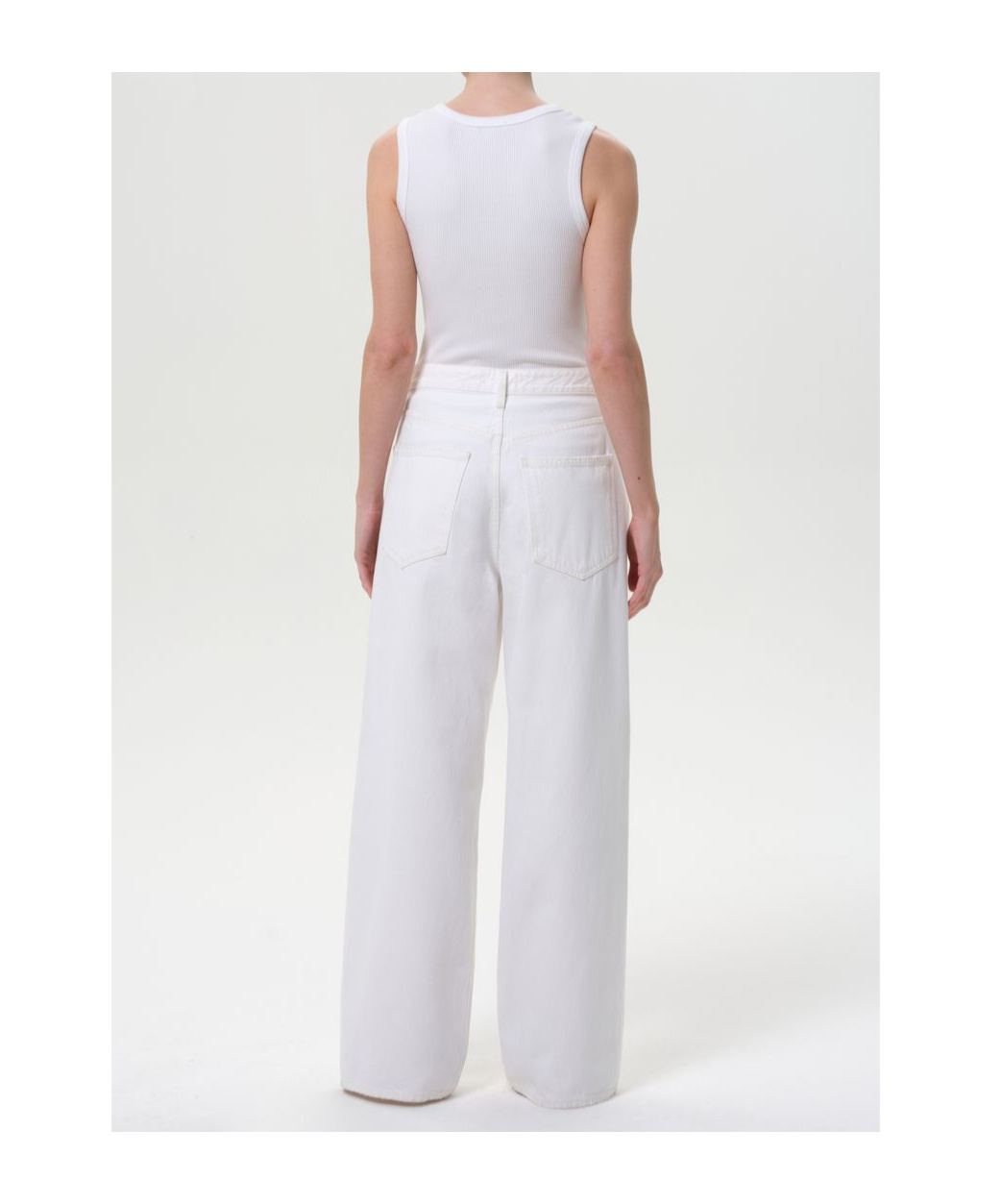 Agolde Ren High Rise Wide Leg Jeans In Tarte