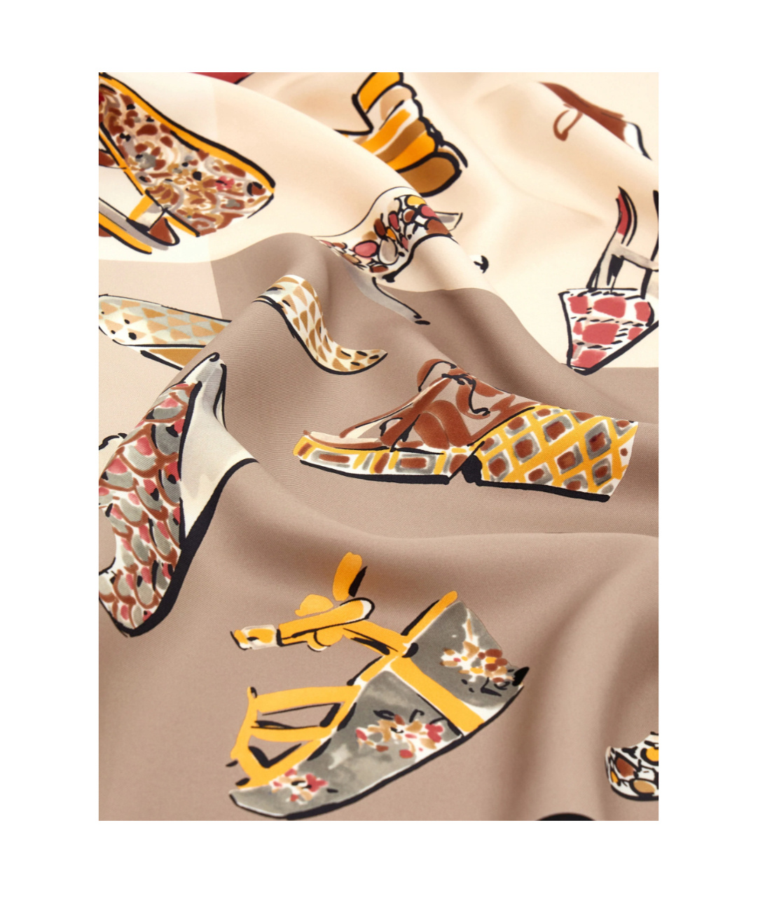 Ferragamo Genio-print Silk Scarf In Multi
