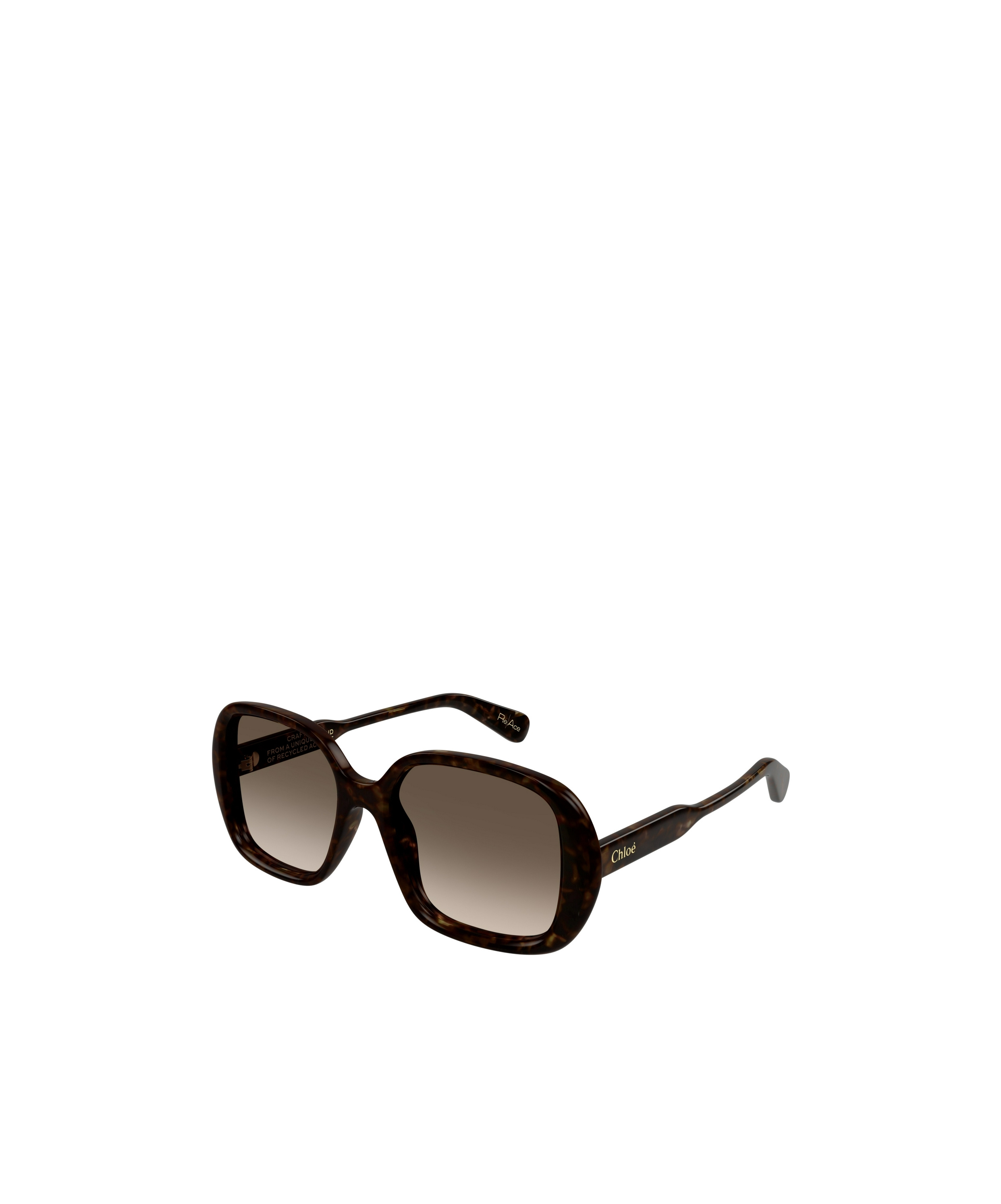 Chloé Ch0222s Square-frame Sunglasses In Black
