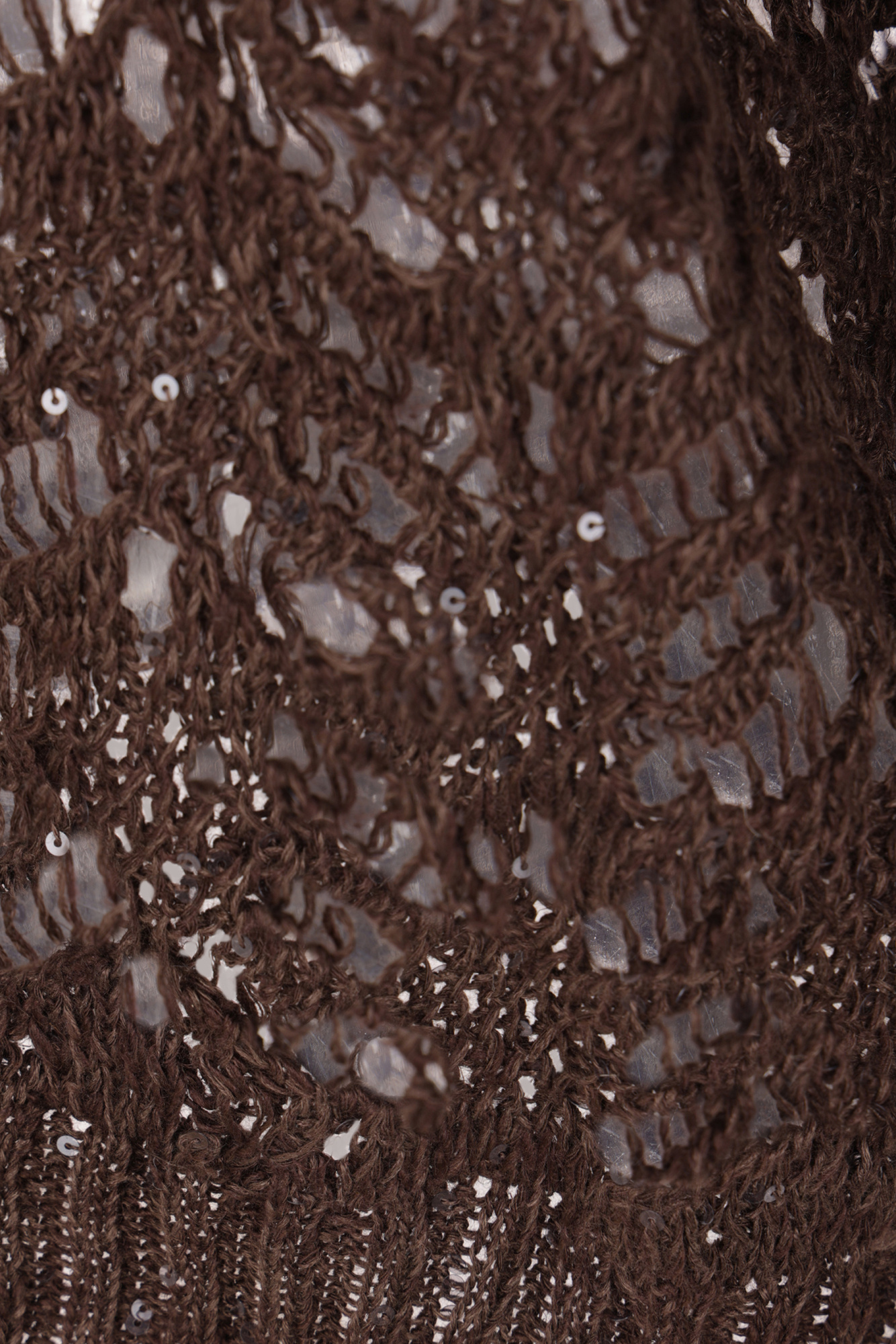 Brunello Cucinelli Foliage Lace Linen And Silk Diamond Knit In Black