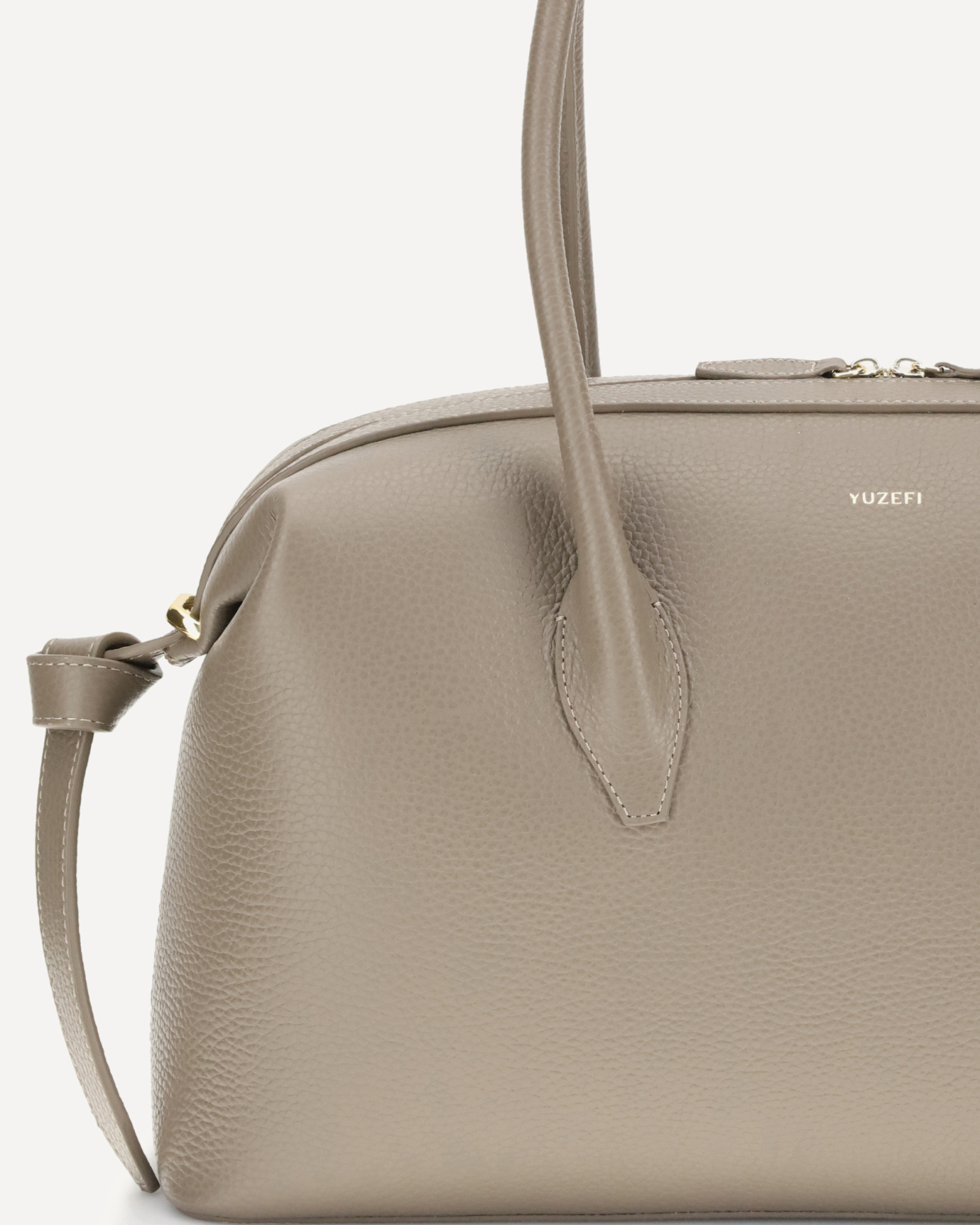 Yuzefi Logo Travel Bag In Brown