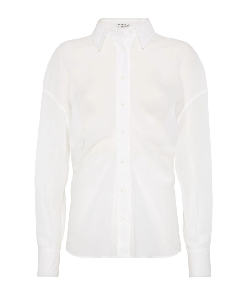 Brunello Cucinelli Cotton Shirts In White