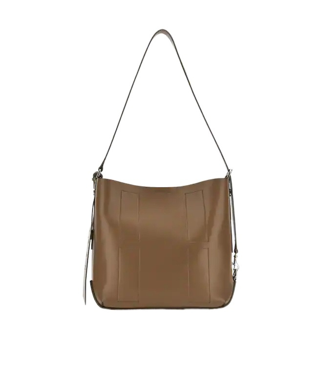 Hogan Shopper Shoulder Bag Top Handle In Sand