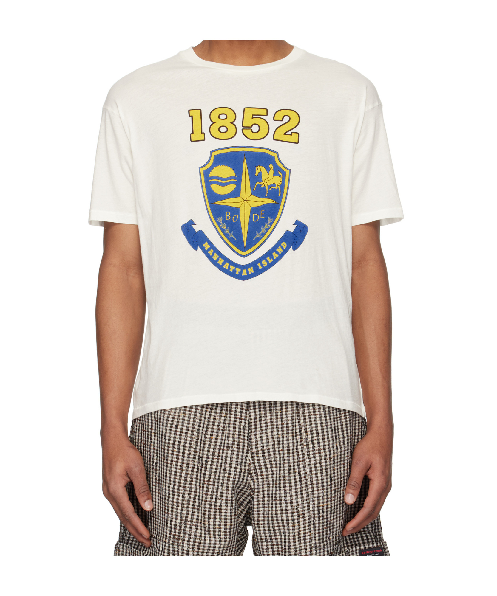 Bode Crest T-shirt In White