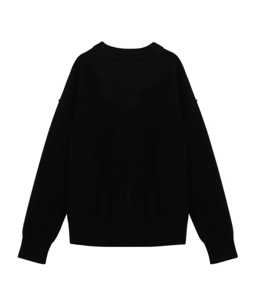 Ami Alexandre Mattiussi Ami Paris Sweaters In Black