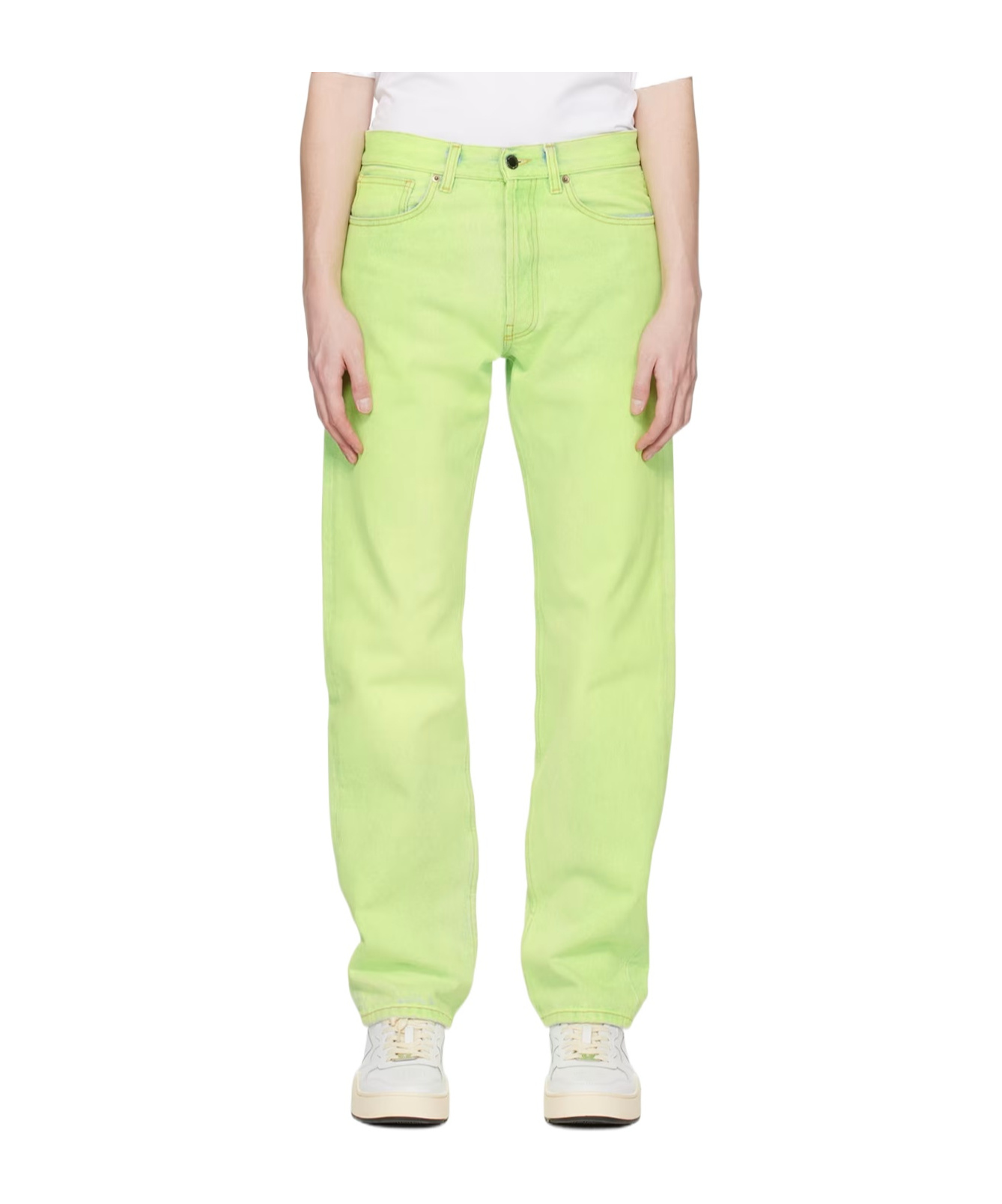 Darkpark Skinny-fit Non-stretch Denim Jeans In Green