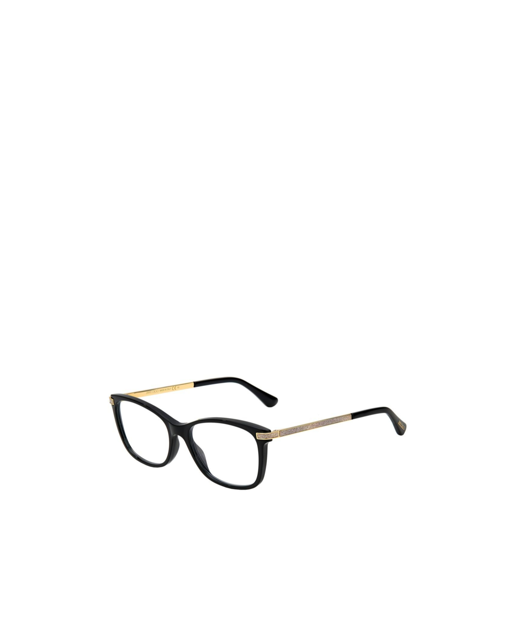 Jimmy Choo Eyewear Square Frame Glasses In Black