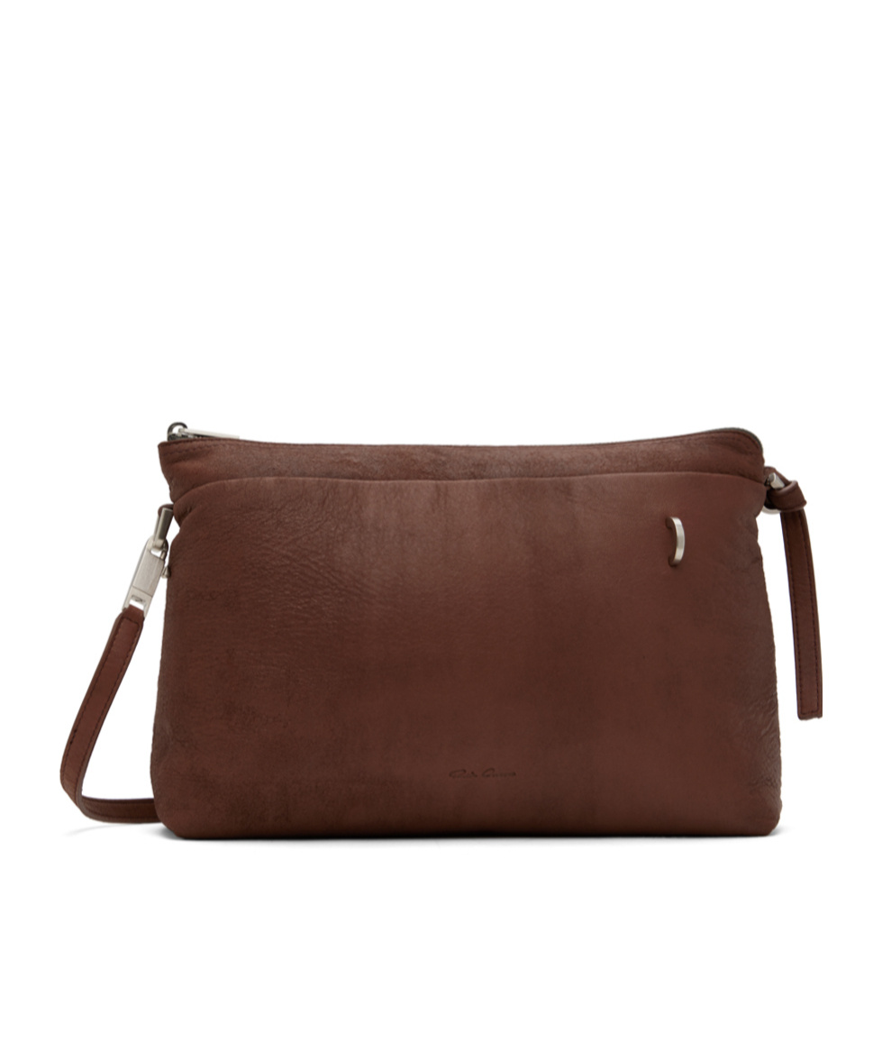 Rick Owens Porterville Adri Logo Shoulder Bag In Red