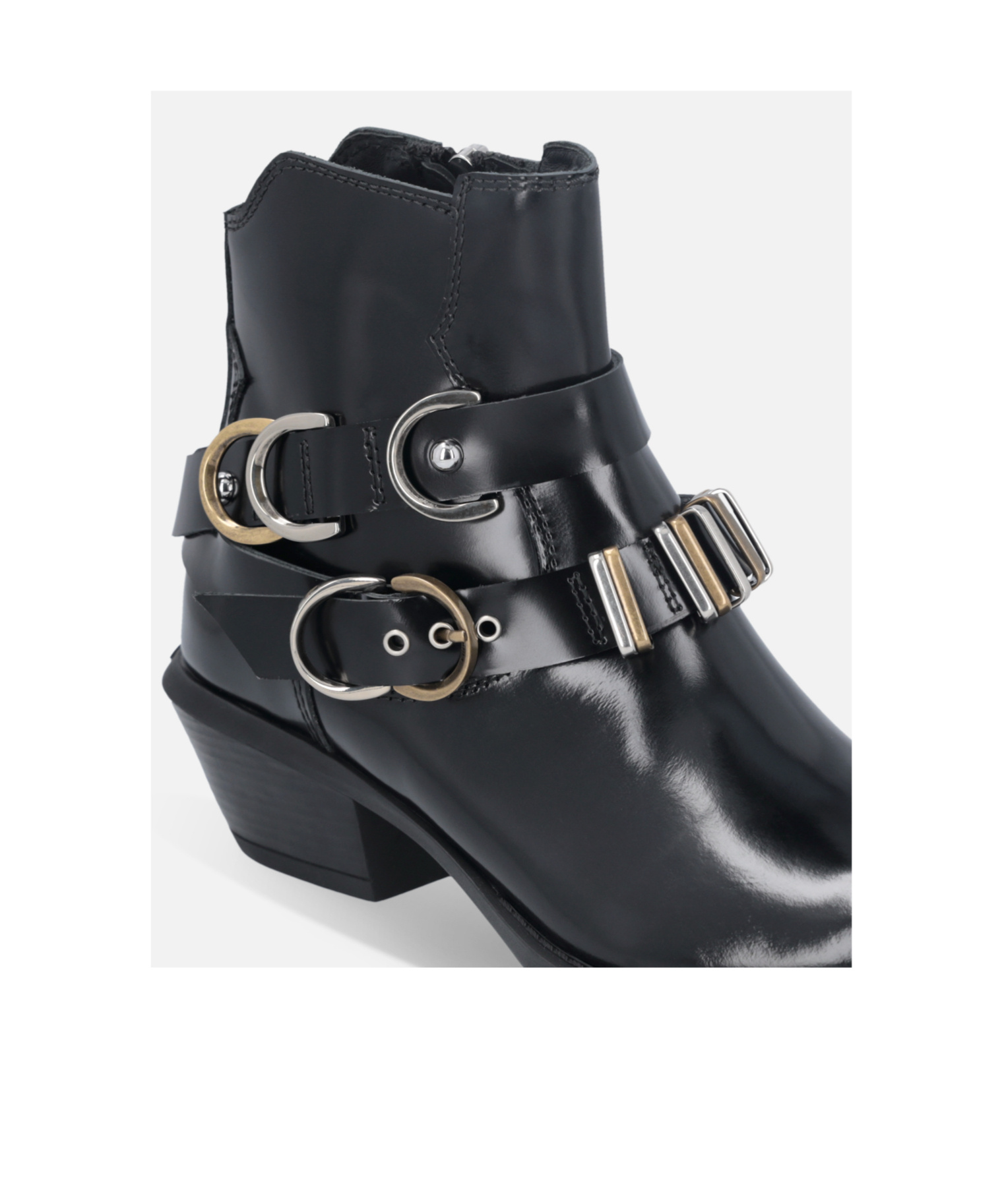 Pinko Pointed Ankle Boots In Black