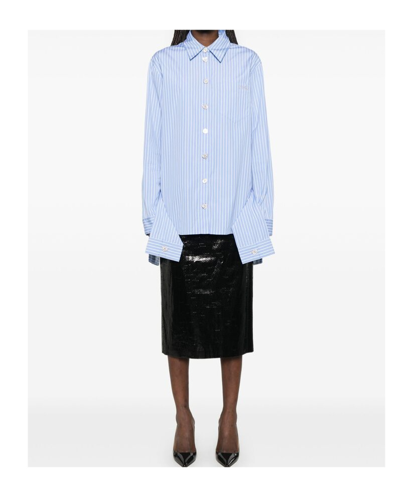 Machmach Long-sleeved Shirt In Blue