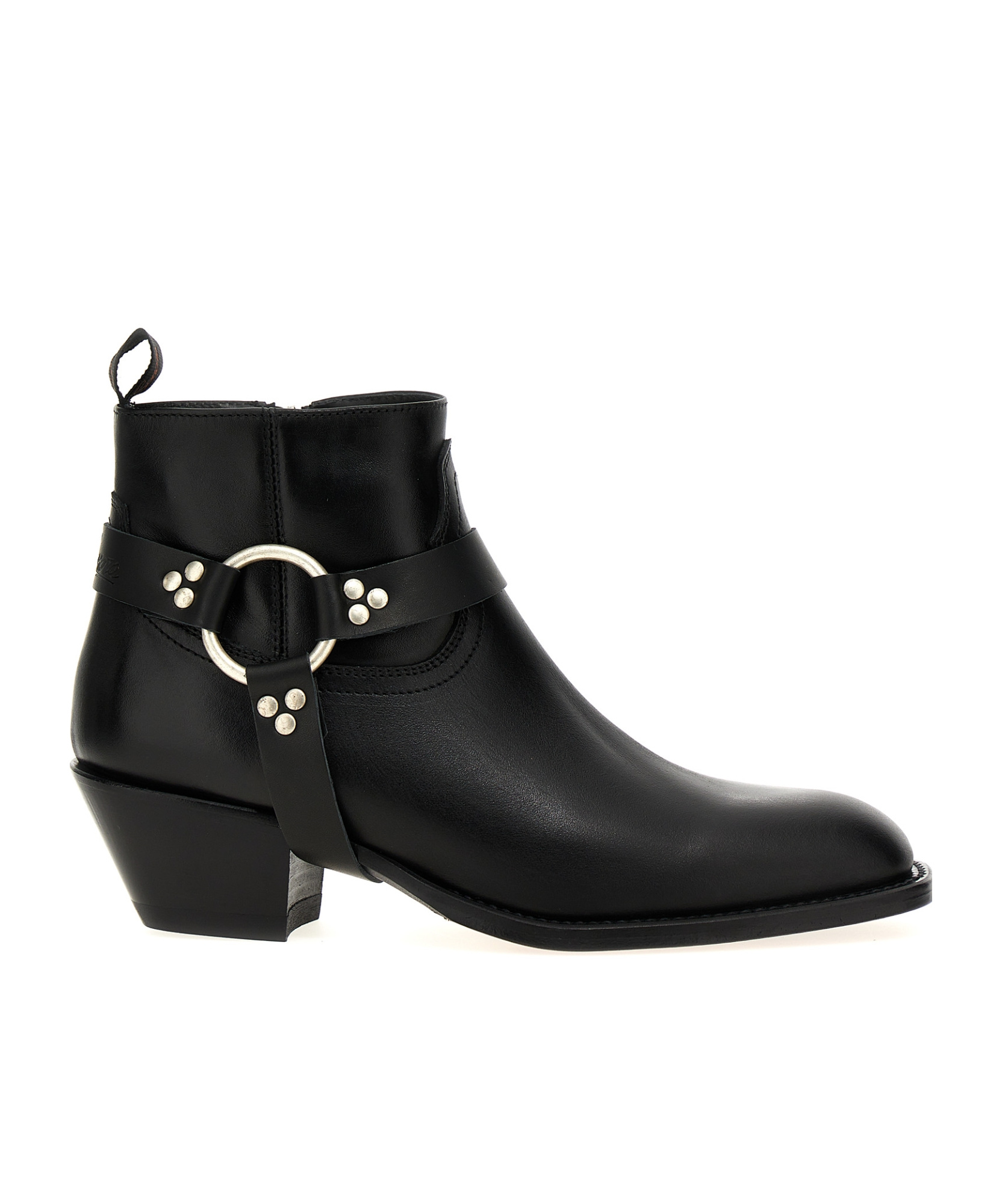 Sonora 'sweet Belt' Ankle Boots In Black