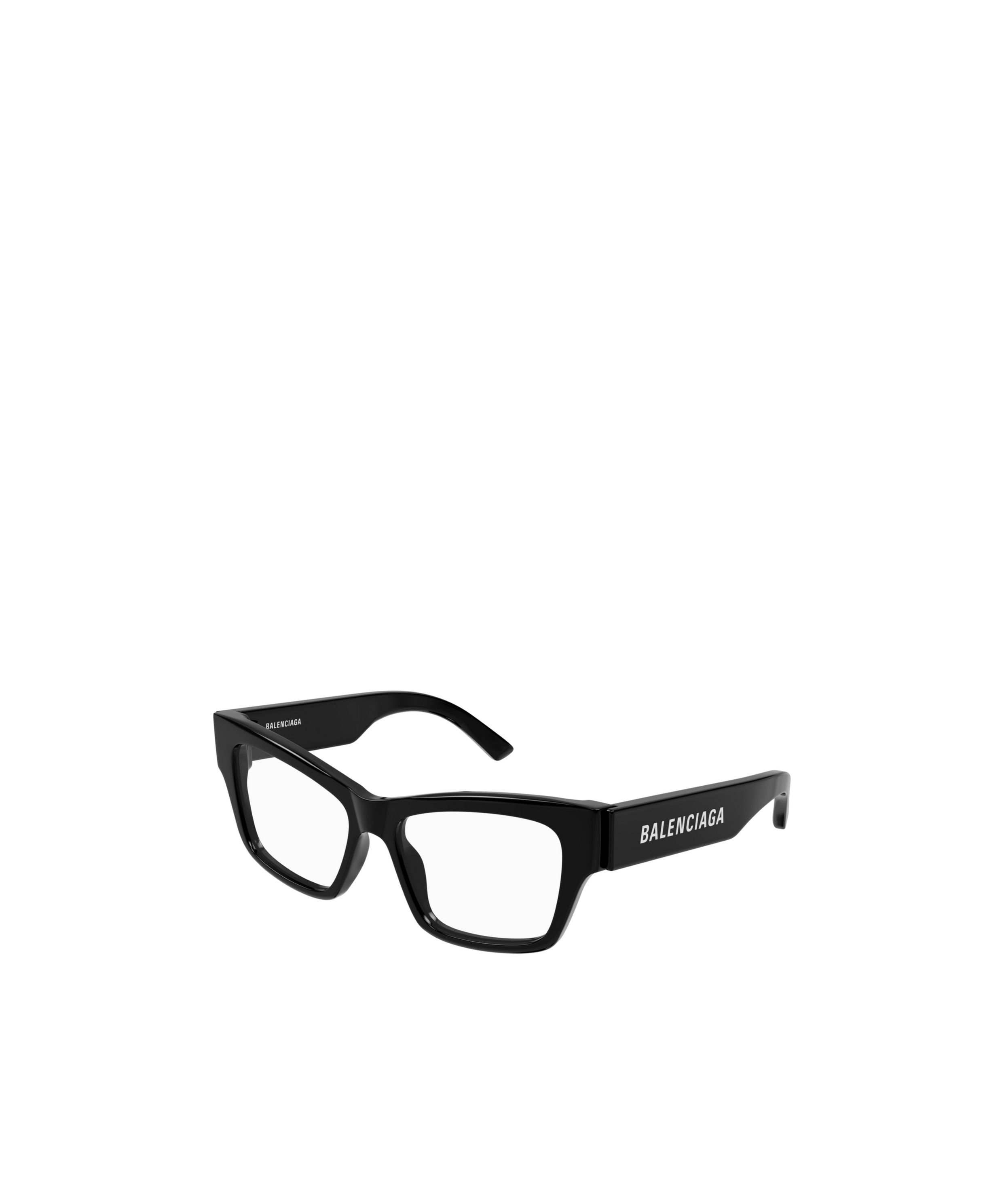 Balenciaga Logo-print Glasses In Black