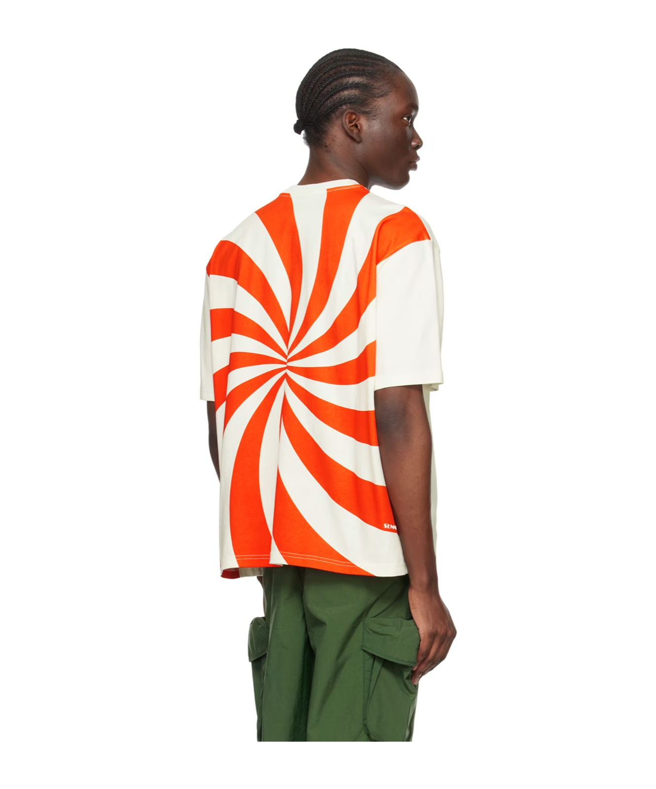 Sunnei Item O-neck Short-sleeved T-shirt In White