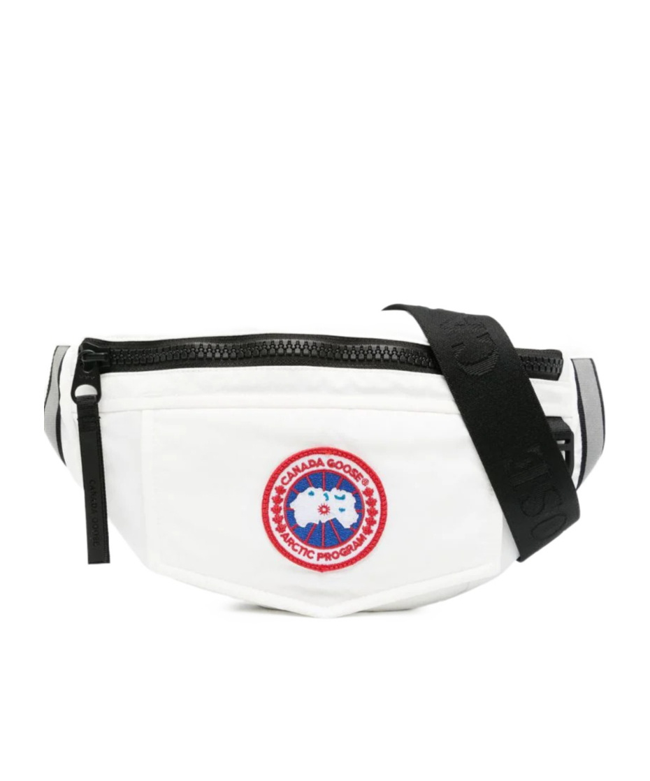 Canada Goose Logo-patch Belt Bag In White