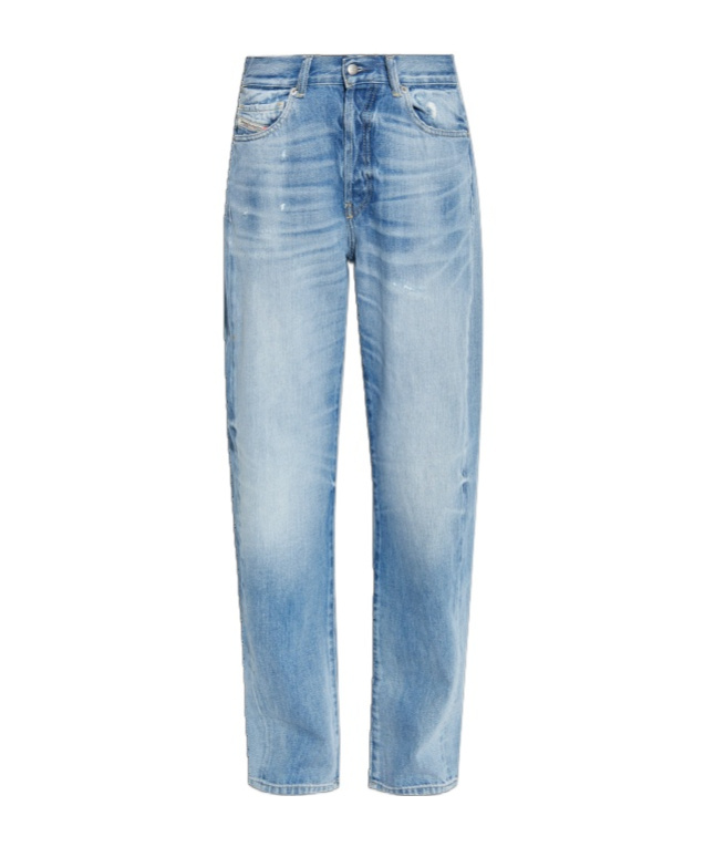 Diesel Belt Loop Jeans In Blue