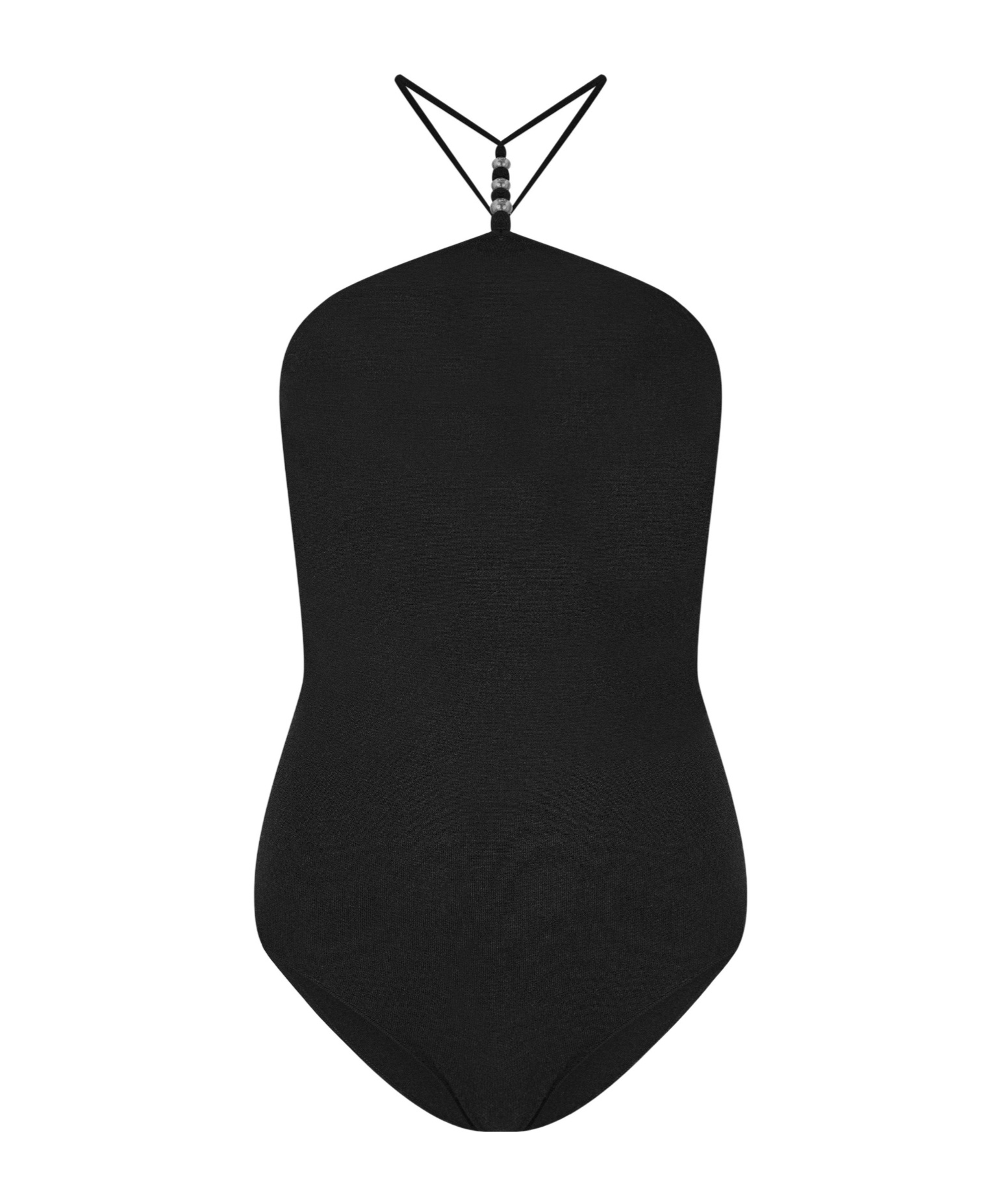Bottega Veneta Contoured Stretch Bodysuit In Black