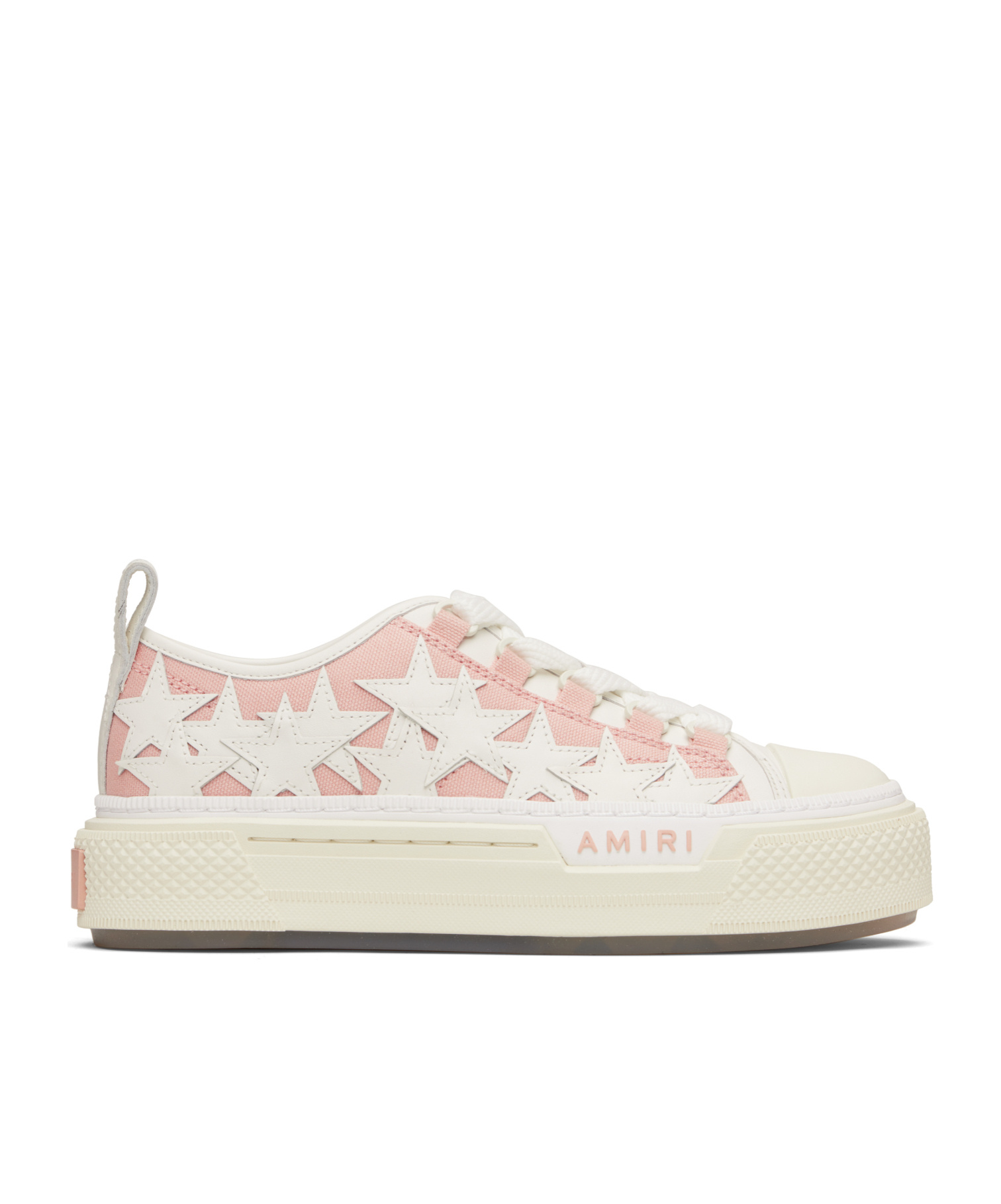 Amiri Lace-up Low-top Sneakers In White