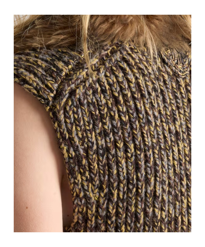 Prada Shetland Wool And Cashmere V-neck Dress In Gray