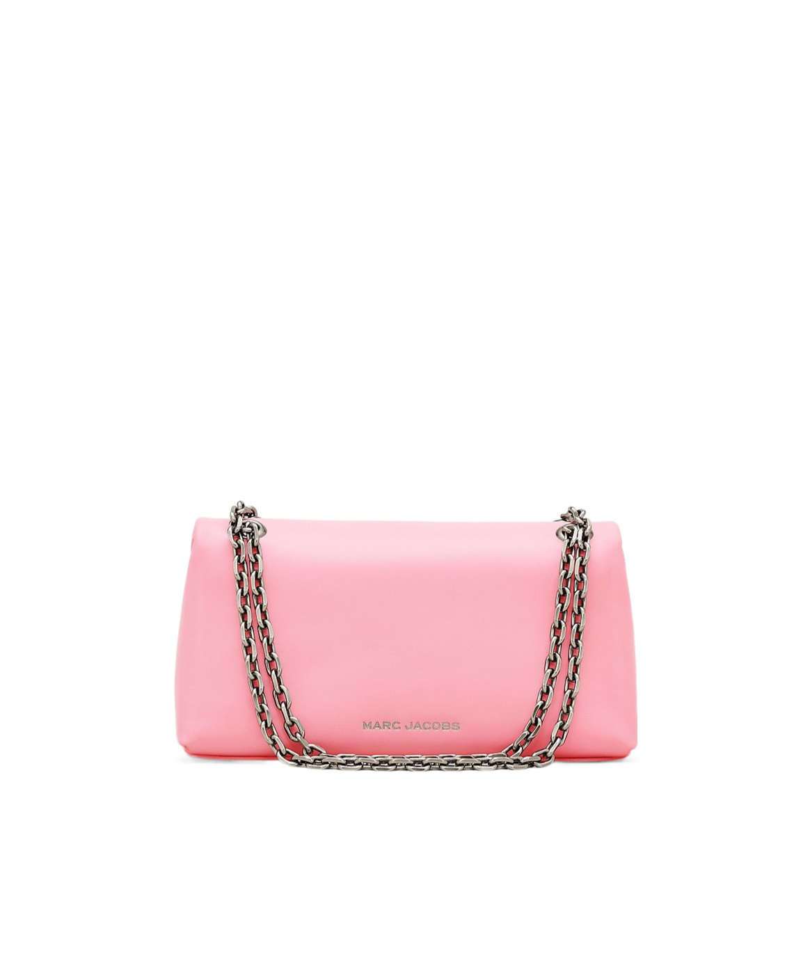 Marc Jacobs The Dual Logo Embossed Chain Wallet In Pink