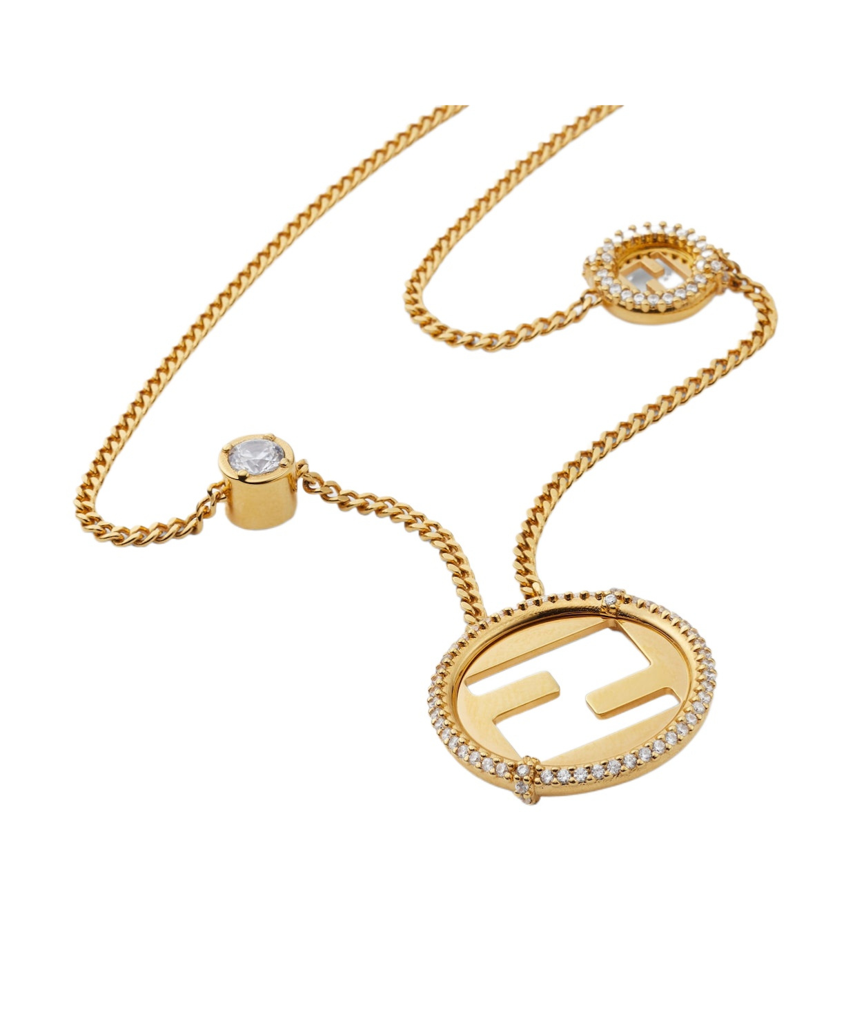 Fendi Gold-colored Necklace In Gold