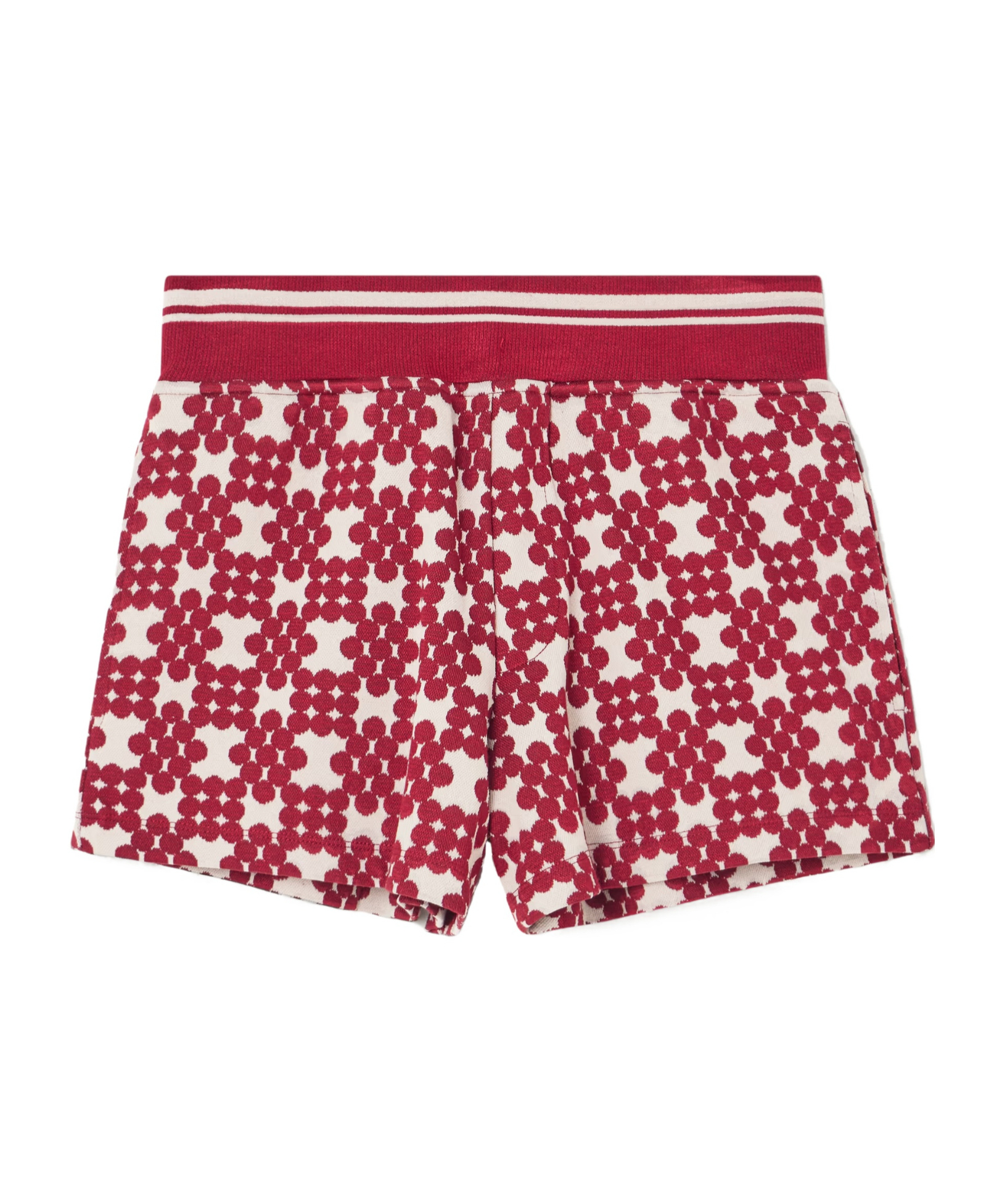 Dries Van Noten Jacquard-knit Shorts In Red