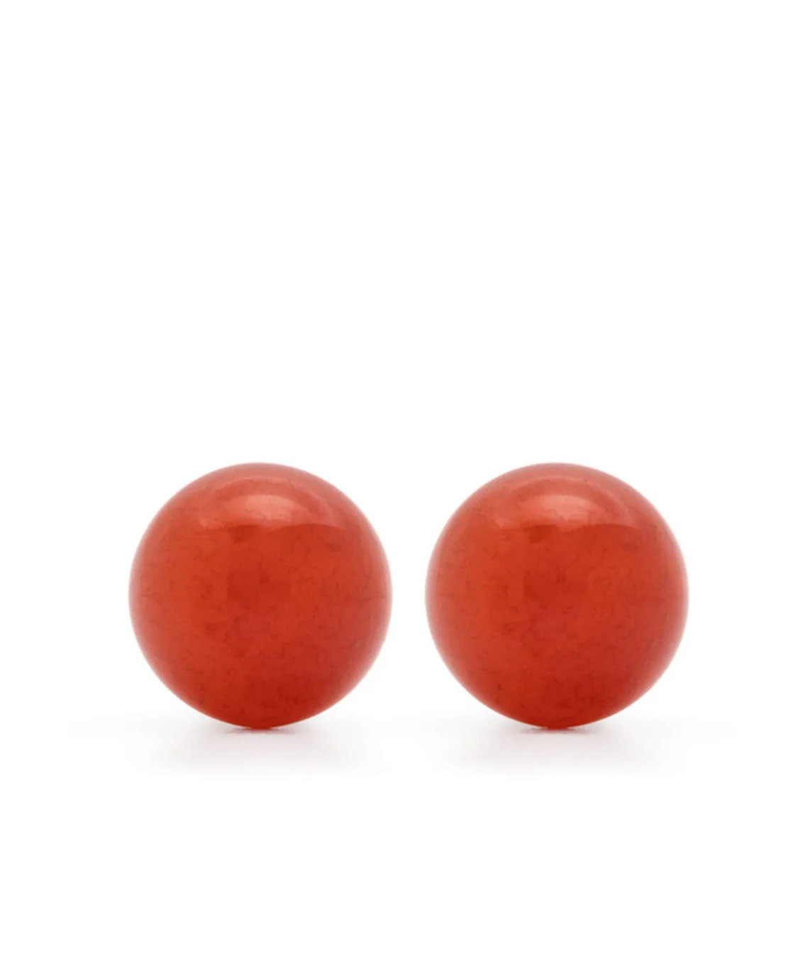 Dries Van Noten Gemstone-embellished Stud Earrings In Red